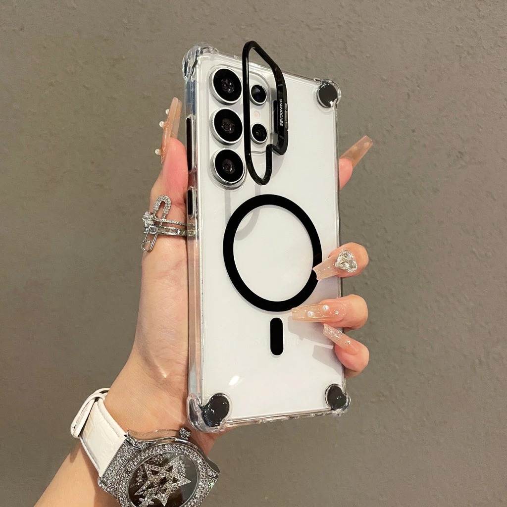 case samsung s26 s25 s24 s23 ultra plus transparent magnetic