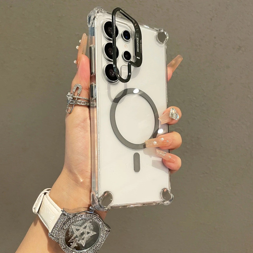 case samsung s26 s25 s24 s23 ultra plus transparent magnetic