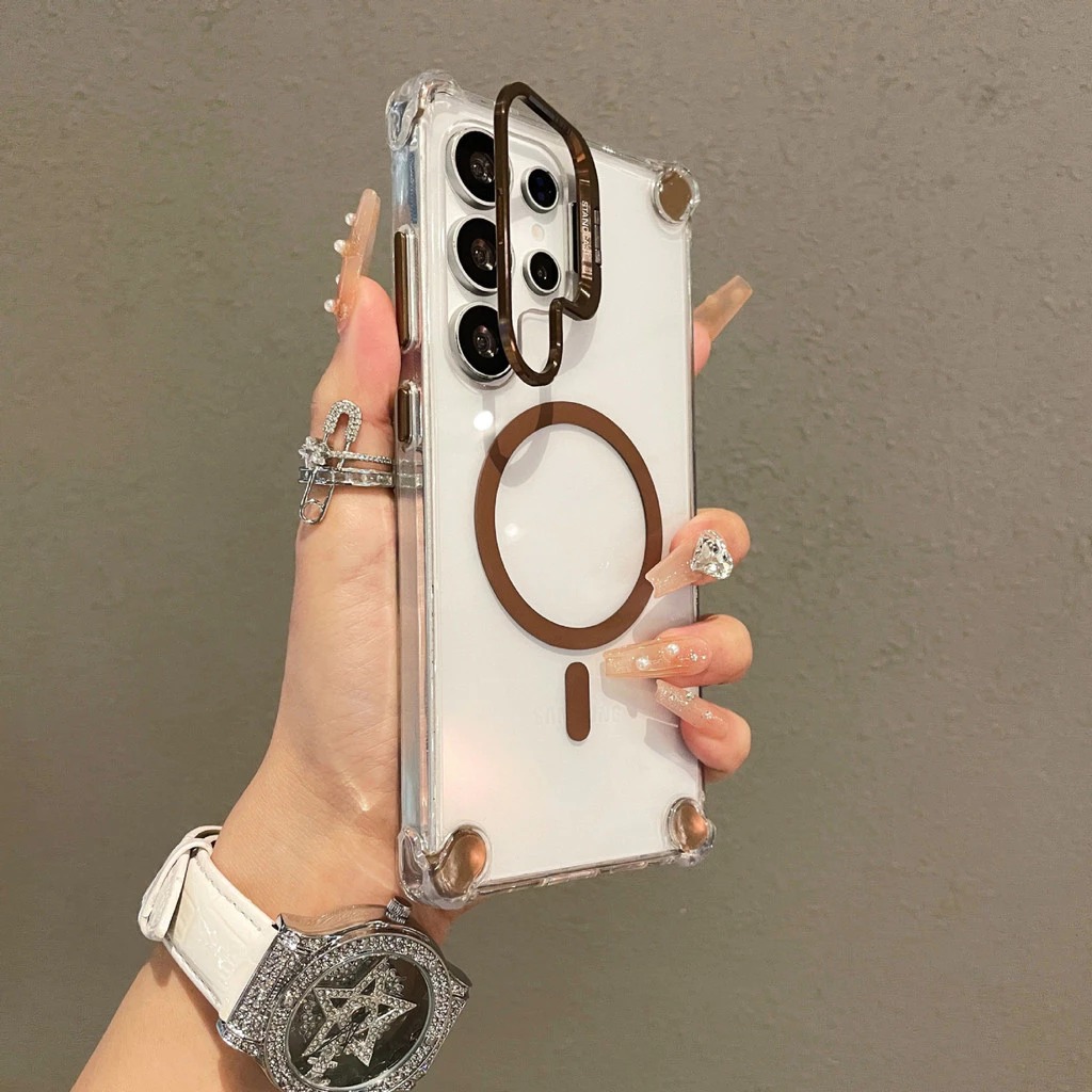 case samsung s26 s25 s24 s23 ultra plus transparent magnetic