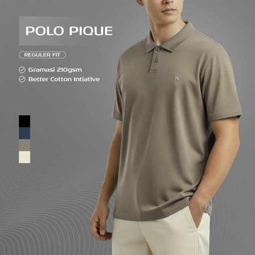 Image of Kattoen - Kaos Polo II Shirt Polos Bordir New Logo