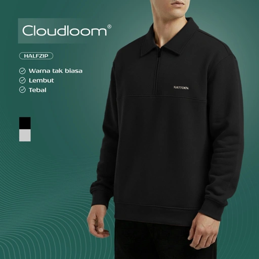Image of Kattoen - Cloudloom Half Zipper Series I 290 Gsm