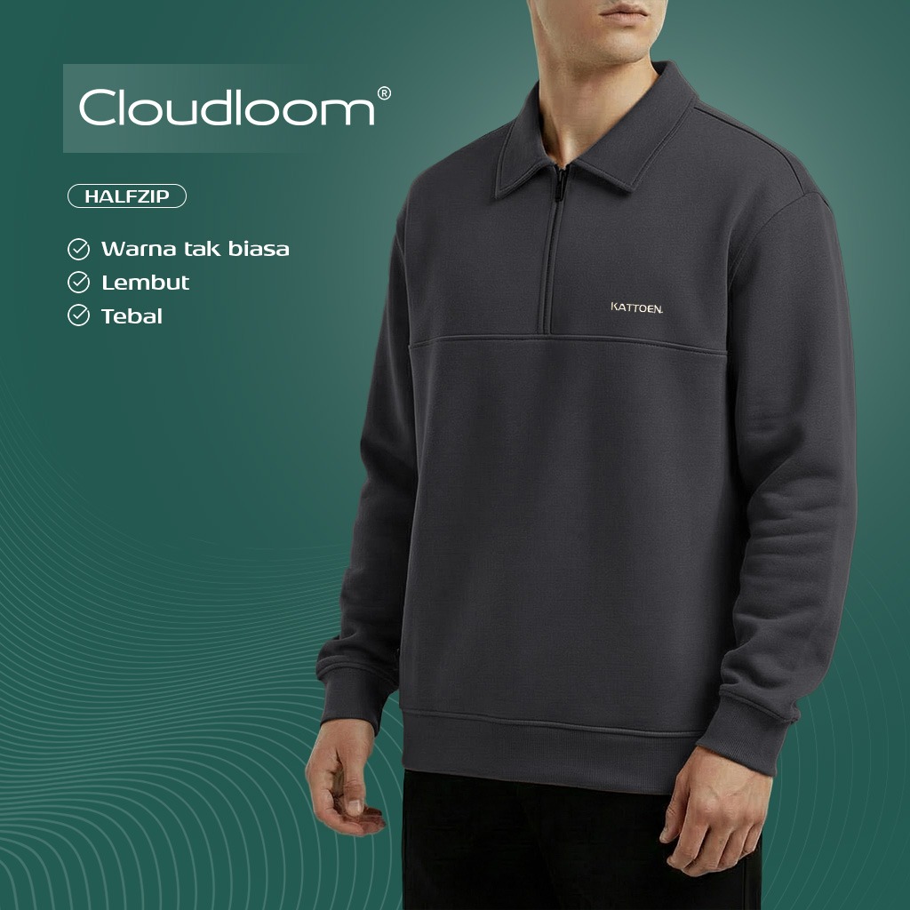 Kattoen - Cloudloom Half Zipper Series IV 290 Gsm