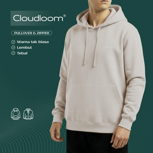 Image of Kattoen - Cloudloom Jaket Jumper Hoodie Polos Lemon Mist