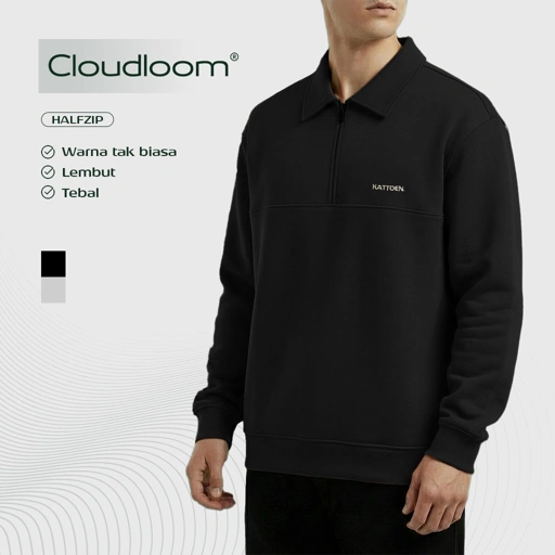 Image of Kattoen - Cloudloom Half Zipper Series I 290 Gsm