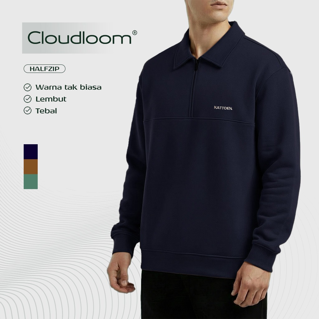 Kattoen - Cloudloom Half Zipper Series II 290 Gsm