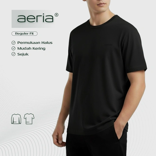 Image of Kattoen - Aeria T-Shirt Black Basic 185gsm