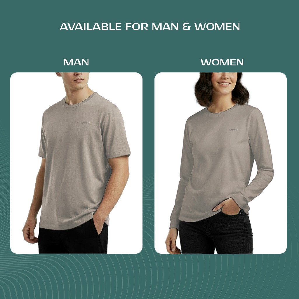 Kattoen - Aeria TShirt Peanut Brown 185 Gsm