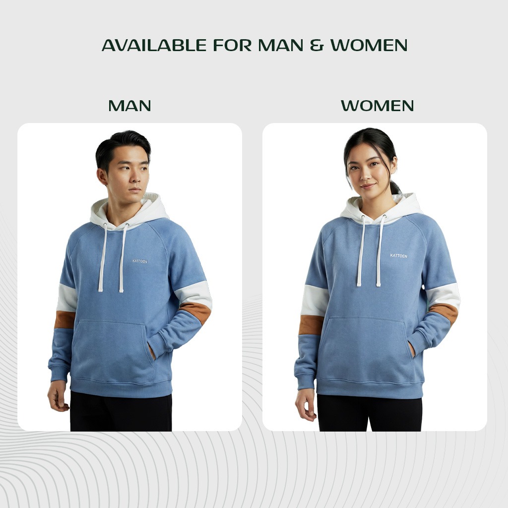 Kattoen - Cloudloom Jacket Jumper Hoodie Twotone Alba Series 300 Gsm