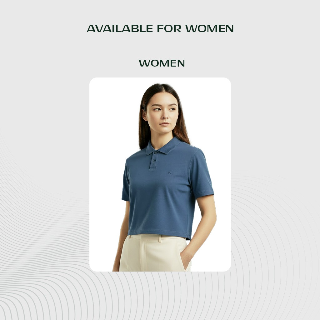 Kattoen - Polo Shirt Crop Aeria Series 290 Gsm