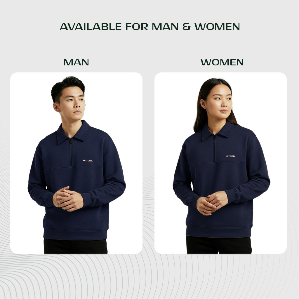Kattoen - Cloudloom Half Zipper Series II 290 Gsm