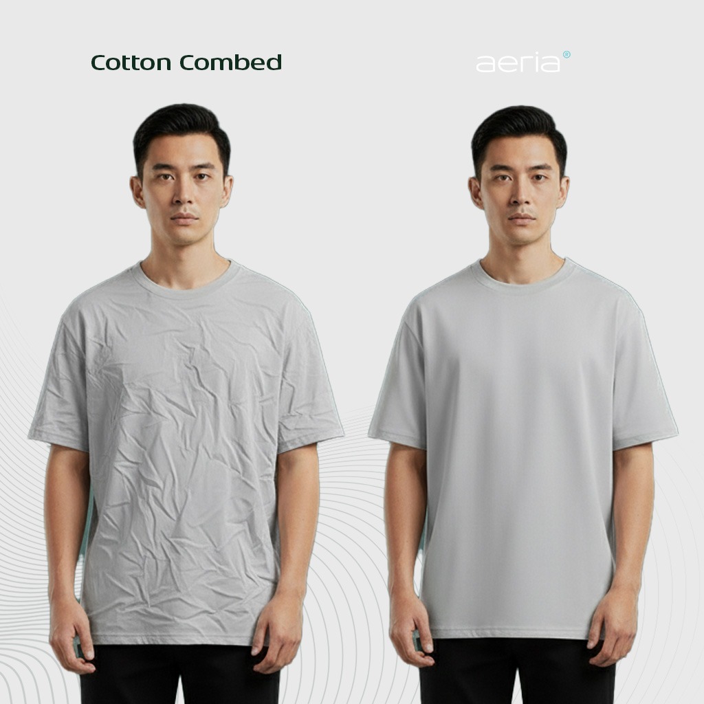 Kattoen - Aeria T-Shirt Black Basic 185gsm
