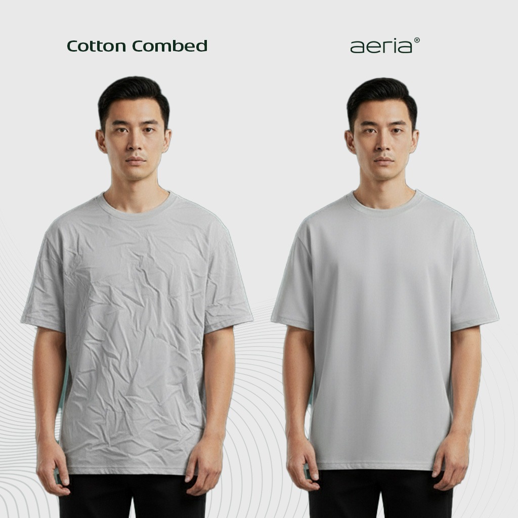 Kattoen - Aeria T-Shirt Dark Grey 185gsm