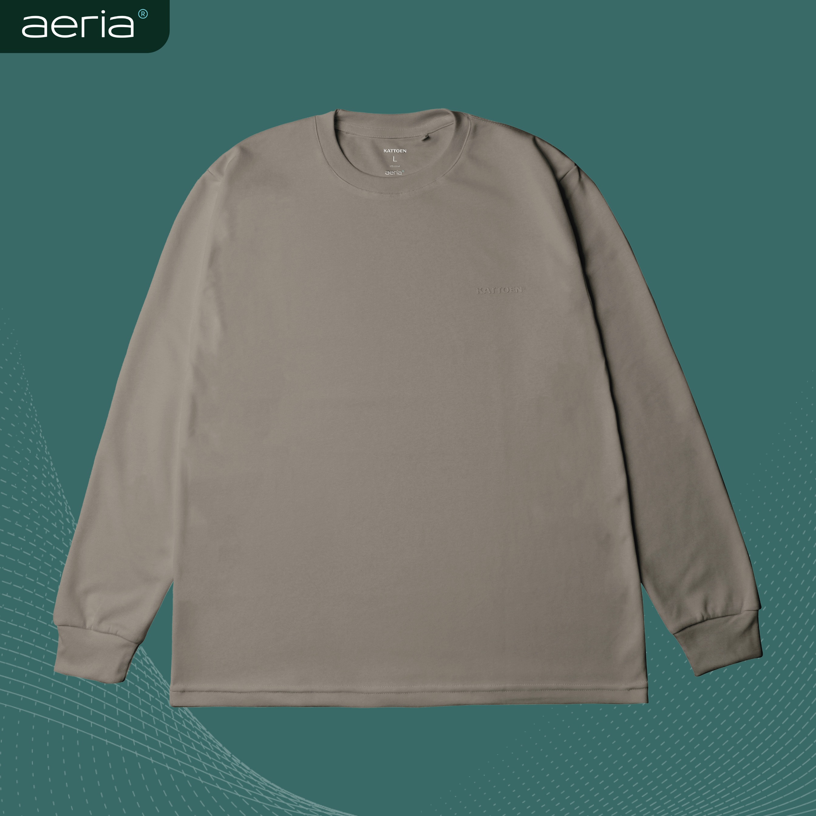 Kattoen - Aeria TShirt Peanut Brown 185 Gsm