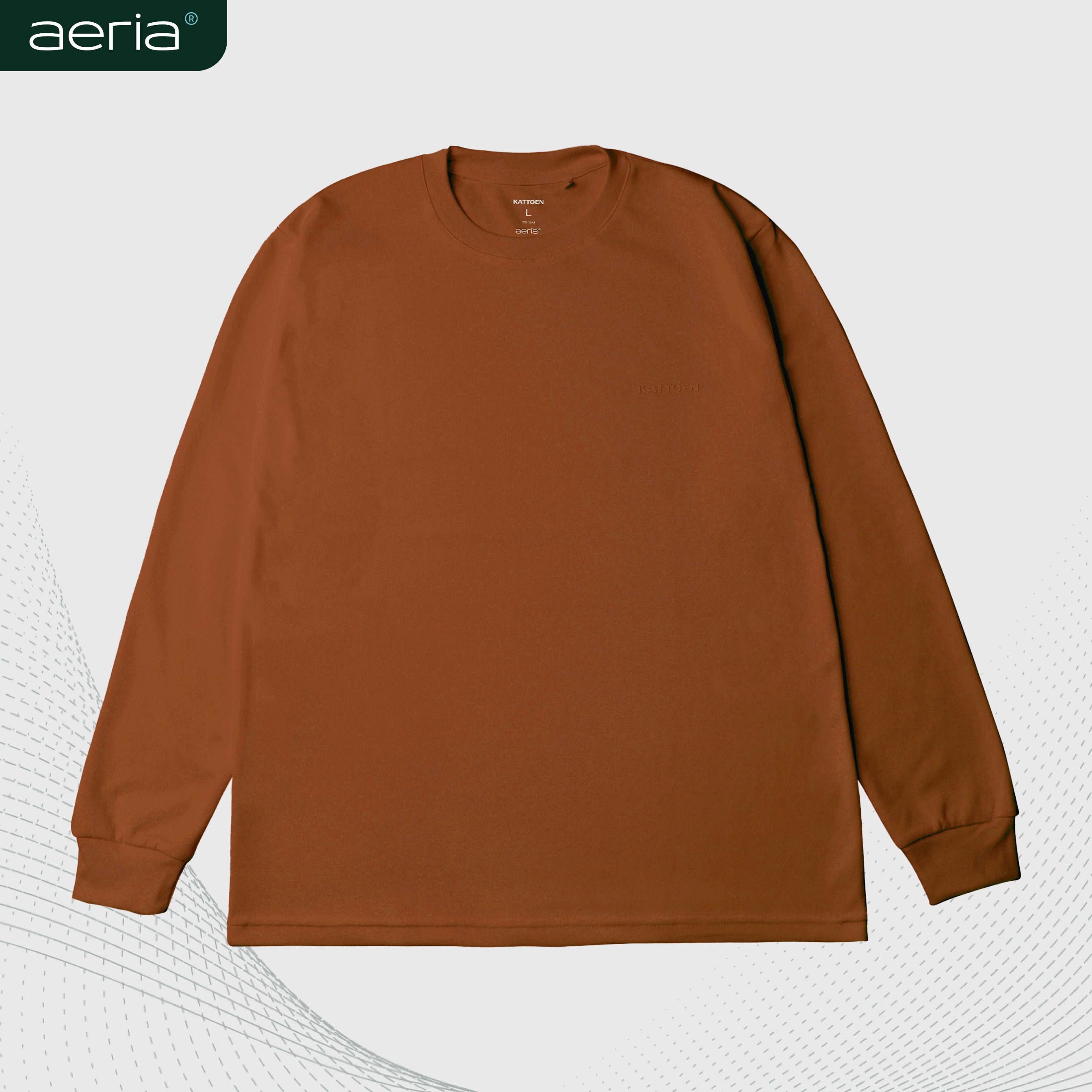 Kattoen - Aeria Tshirt Terracota 185 Gsm