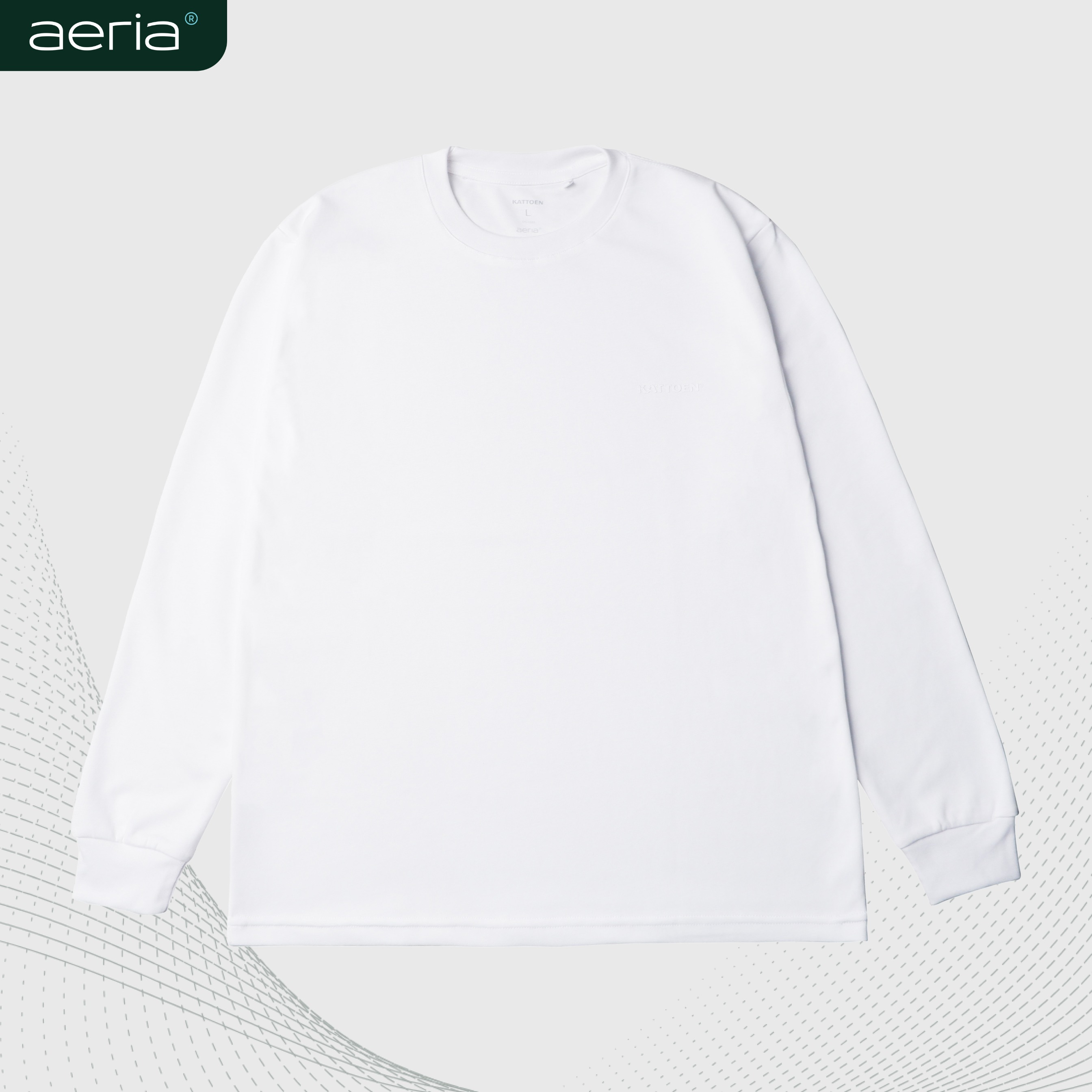 Kattoen - Aeria T-Shirt White Basic 185gsm