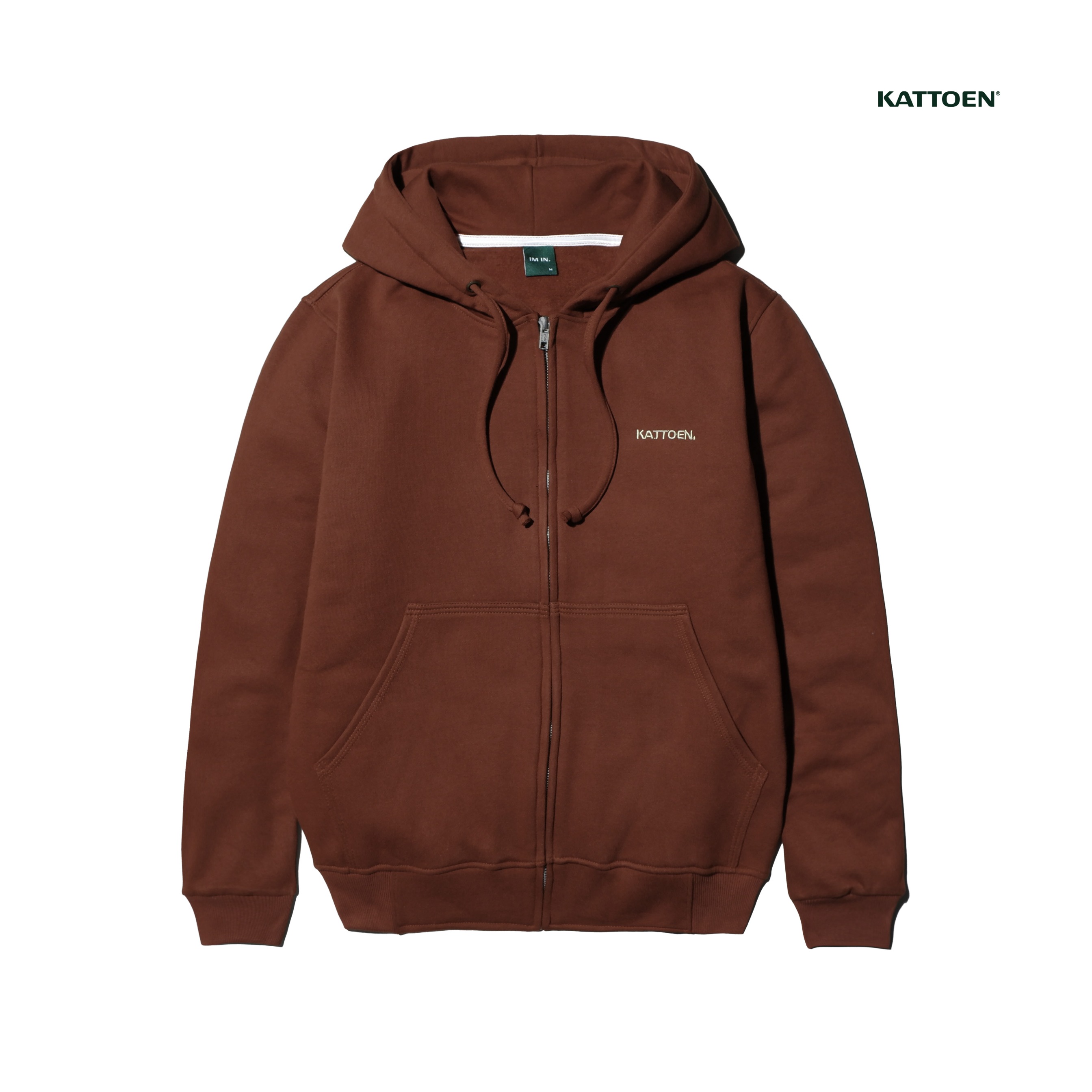Kattoen - Cloudloom Jaket Jumper Hoodie Polos Red Brick - Maerah Bata 300 Gsm