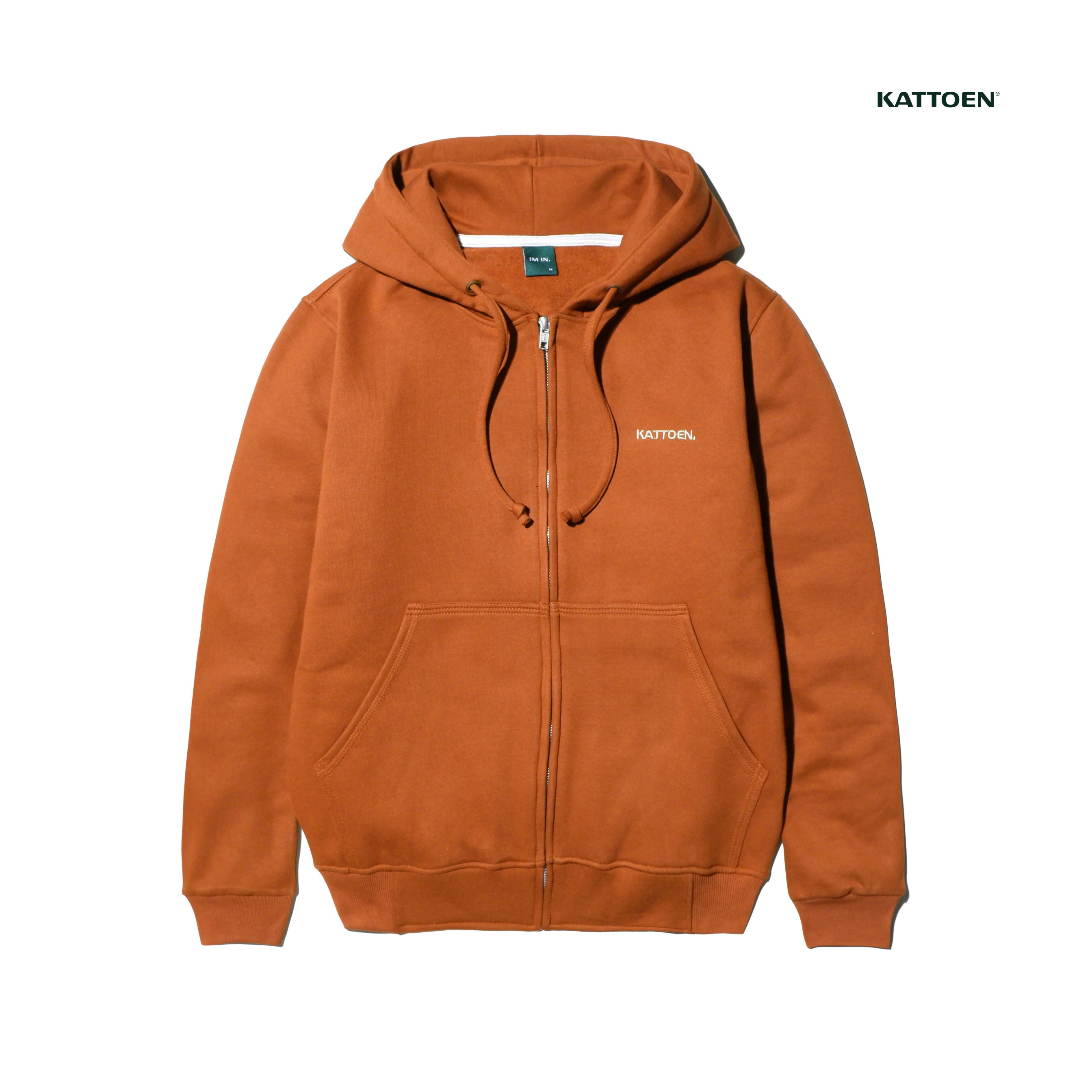 Kattoen - Cloudloom Jacket Jumper Hoodie Polos Terracotta Brown - Coklat Tua 280 Gsm