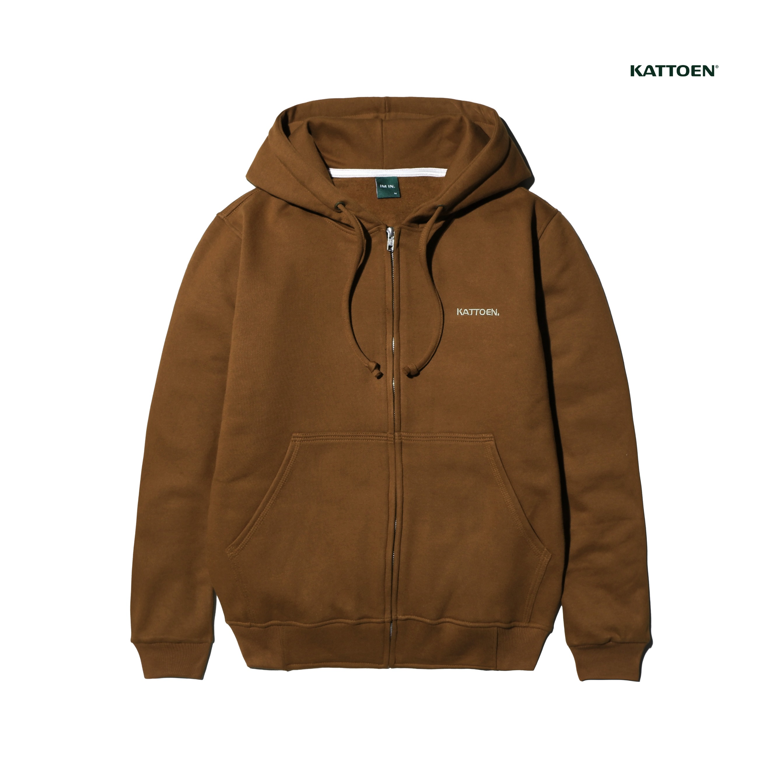Kattoen - Cloudloom Jacket Jumper Hoodie Polos Caramel Brown - Coklat Tua 290 Gsm