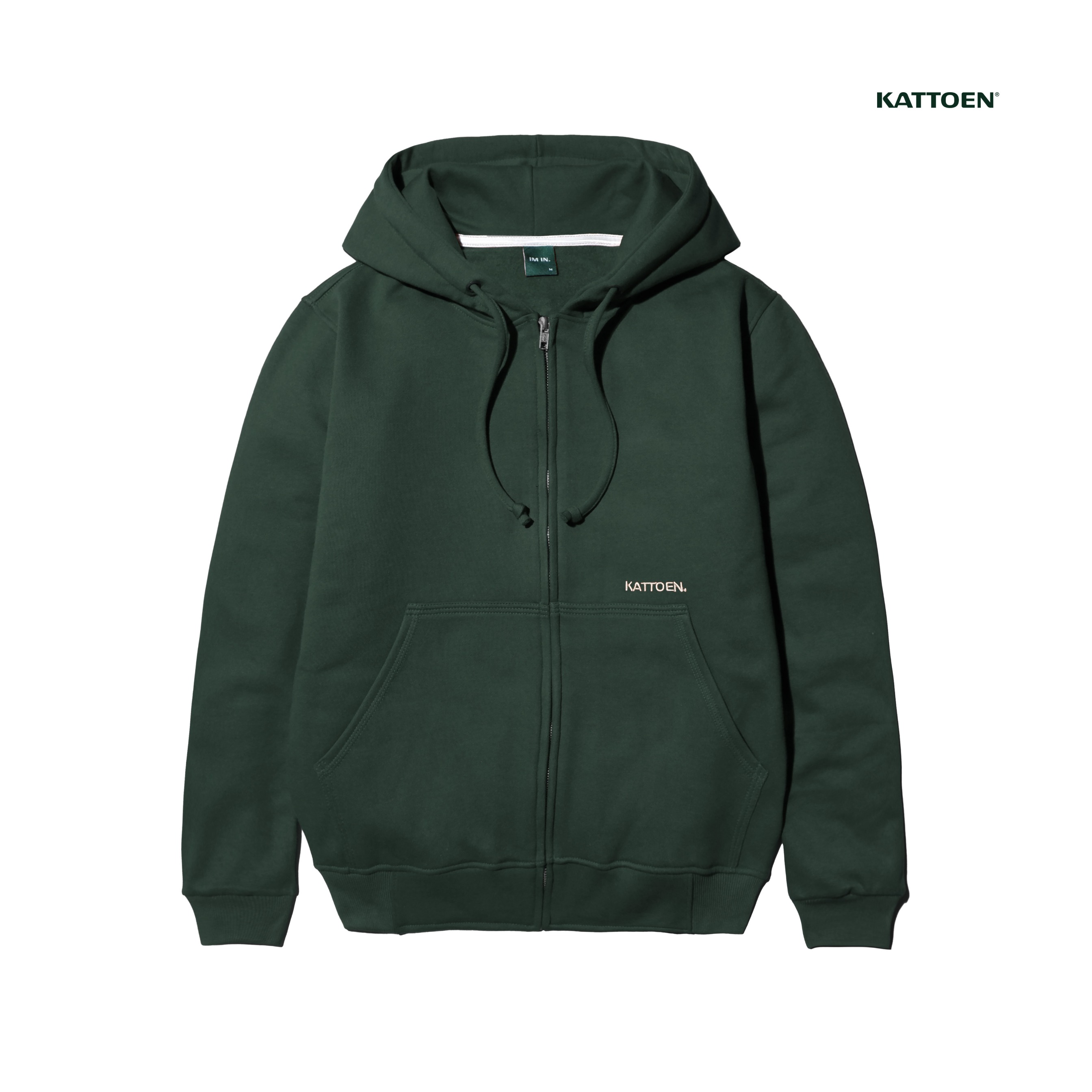 Kattoen - Cloudloom Jaket Jumper Hoodie Polos Old Green Army - Hijau Army Tua 280 Gsm
