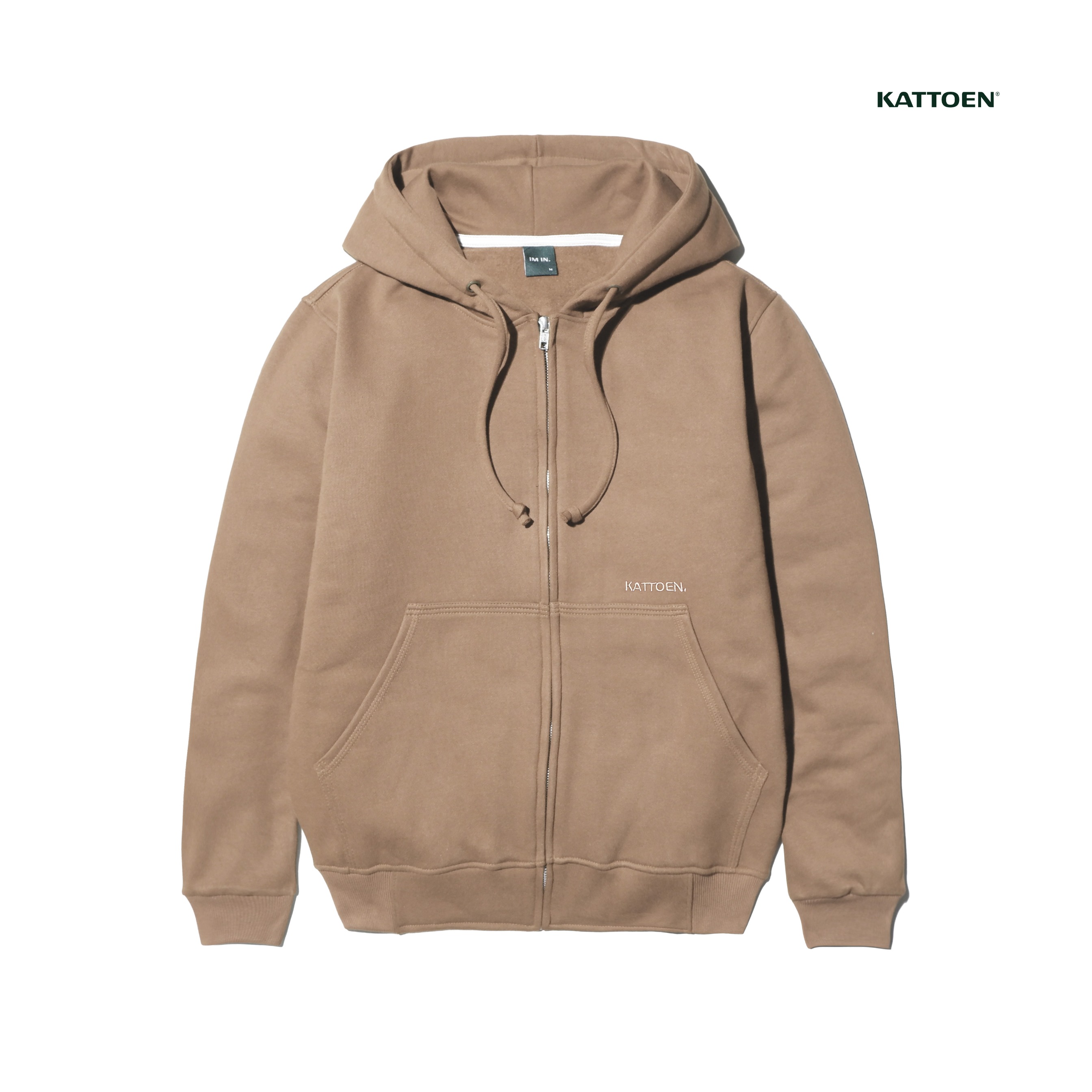Kattoen - Cloudloom Jacket Jumper Hoodie Polos Tan Cream - Brown Cream Coklat Cream Muda 300 Gsm