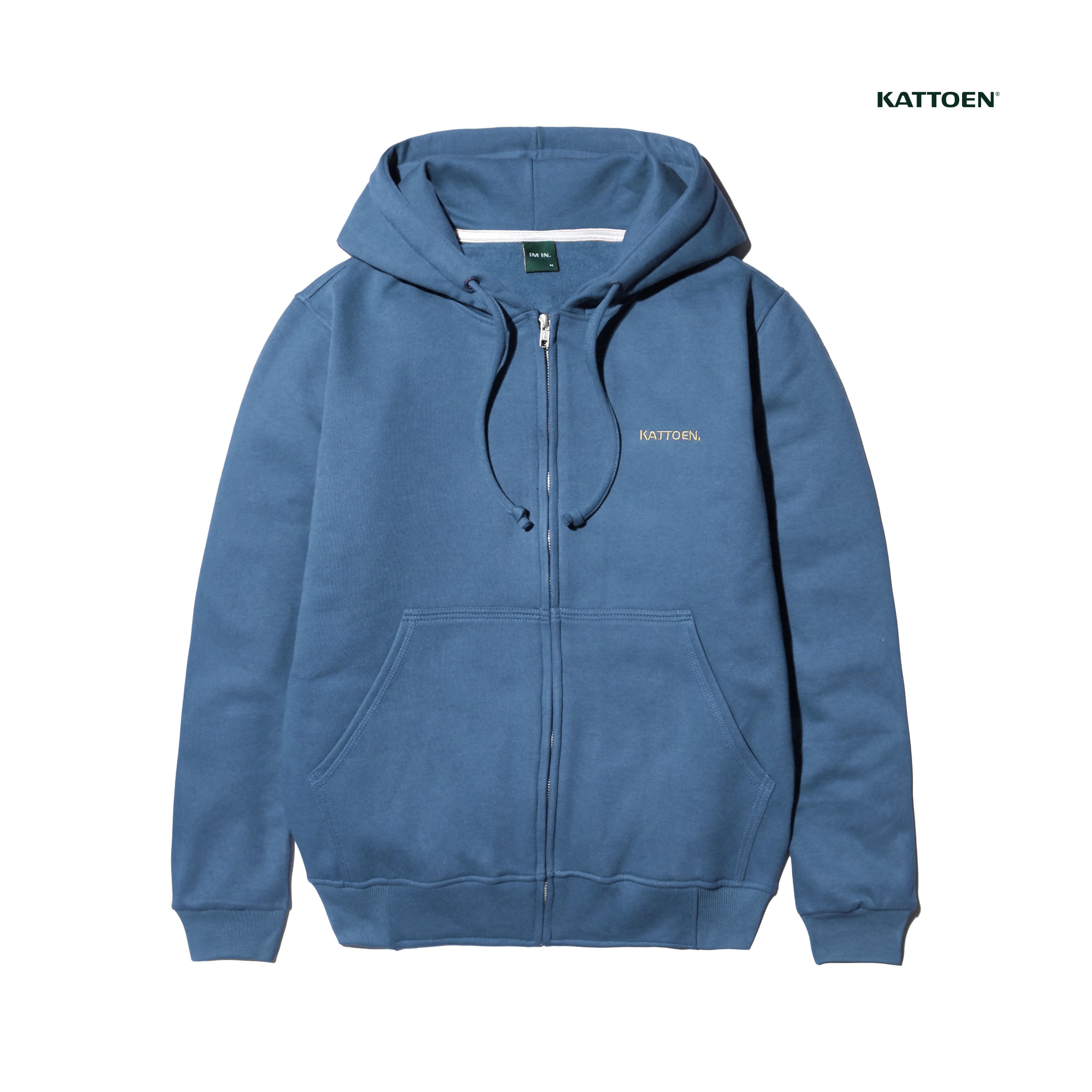 Kattoen - Cloudloom Jacket Jumper Hoodie Polos Aegean Blue - Biru Laut Tua 290 Gsm