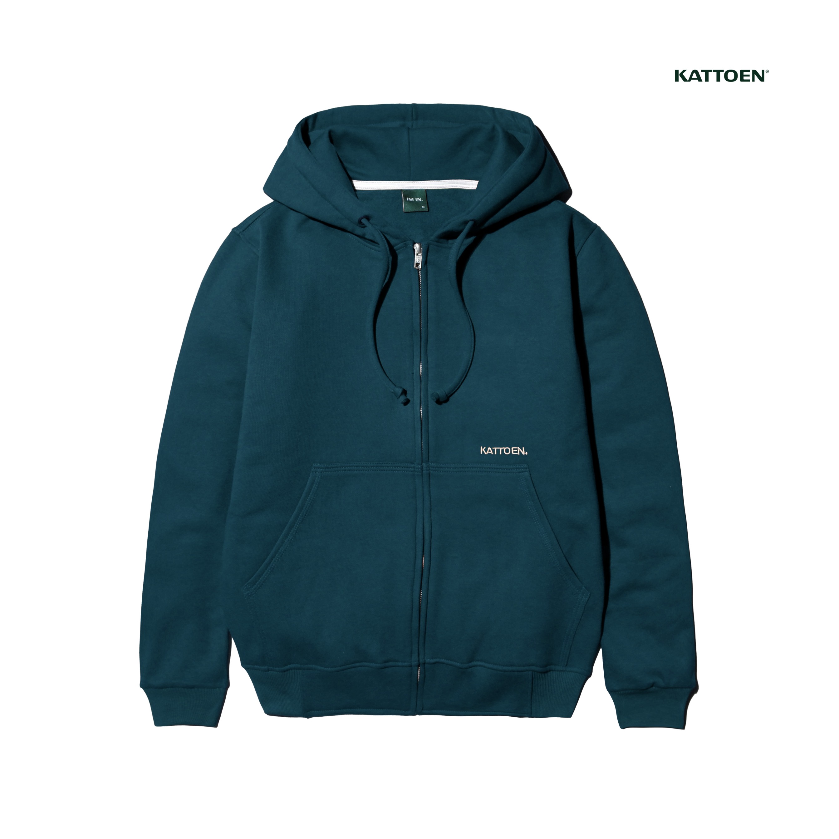 Kattoen - Cloudloom Jaket Jumper Hoodie Polos Brayton Dark Green - Hijau Tua 280 Gsm
