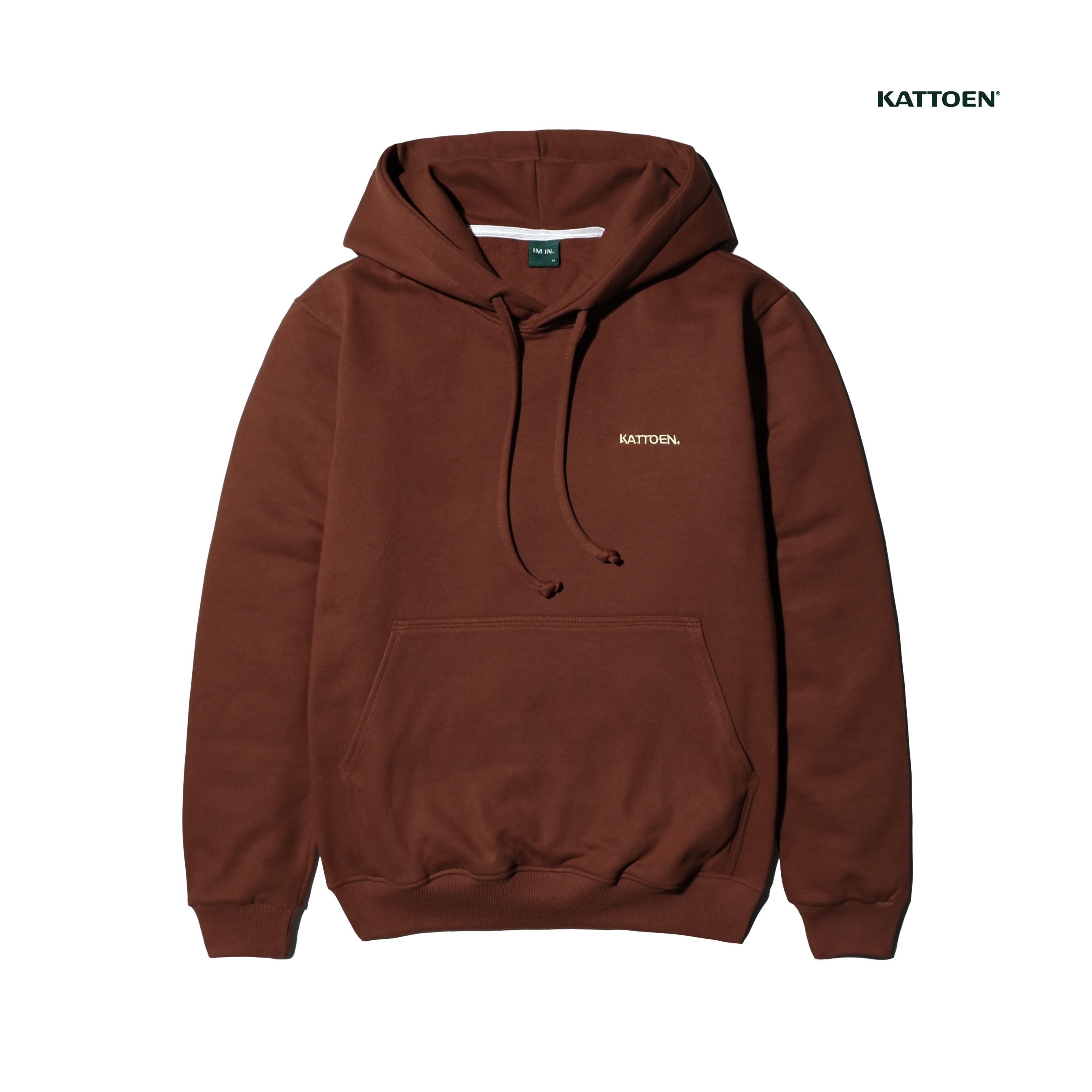 Kattoen - Cloudloom Jaket Jumper Hoodie Polos Red Brick - Maerah Bata 300 Gsm