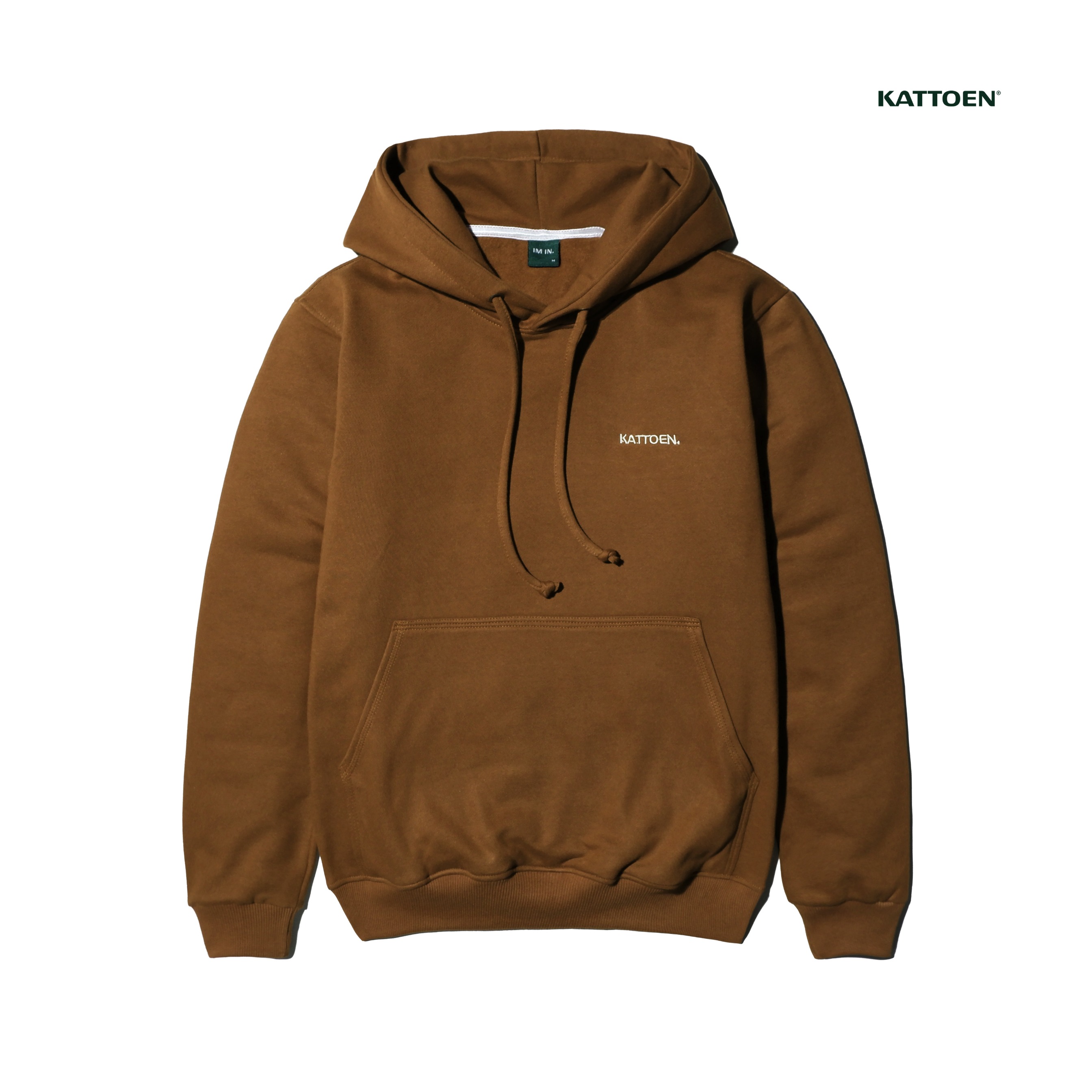 Kattoen - Cloudloom Jacket Jumper Hoodie Polos Caramel Brown - Coklat Tua 290 Gsm