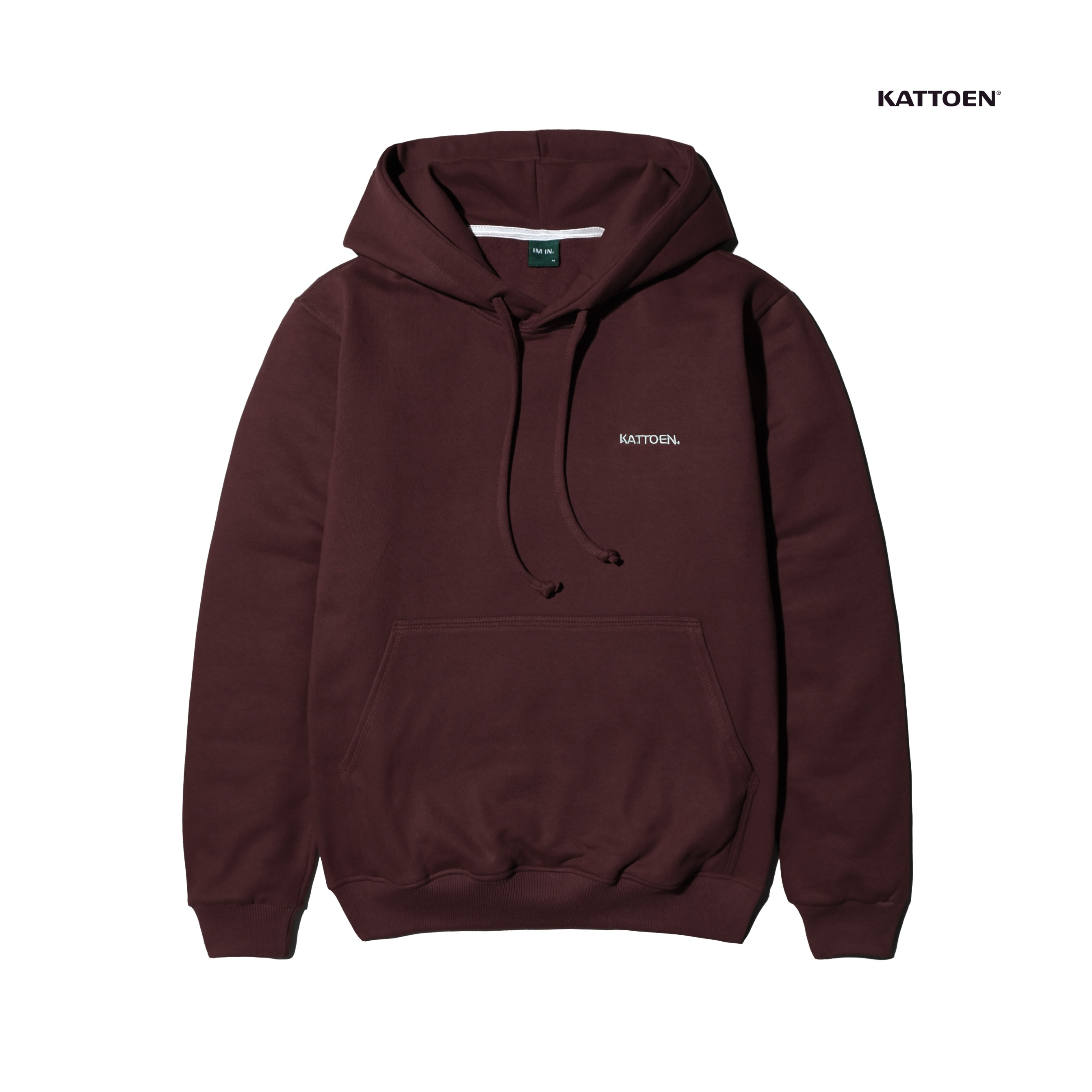Kattoen - Cloudloom Jacket Jumper Hoodie Polos Mahogany Red - Merah Maroon Tua 290 Gsm