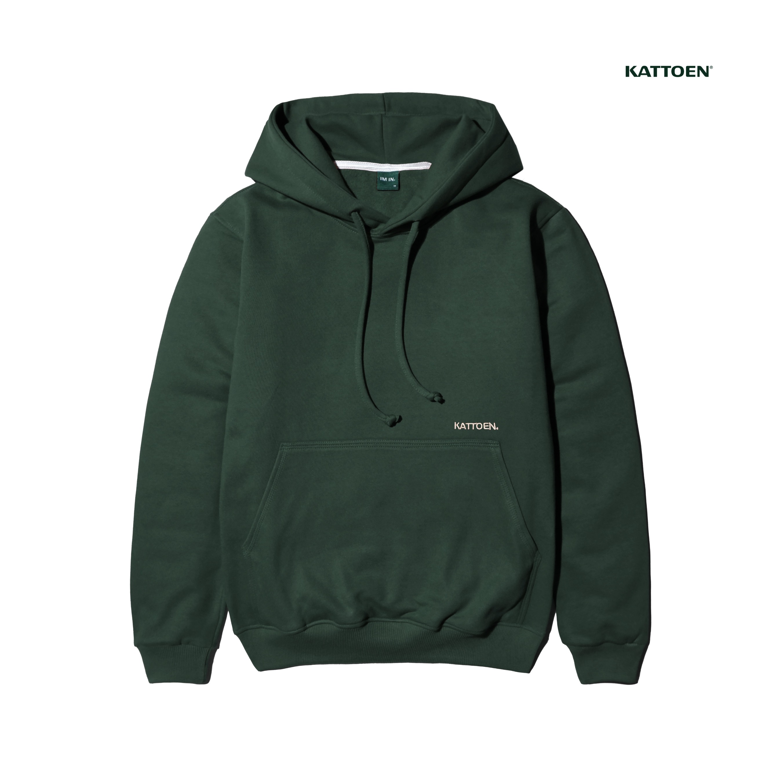 Kattoen - Cloudloom Jaket Jumper Hoodie Polos Old Green Army - Hijau Army Tua 280 Gsm