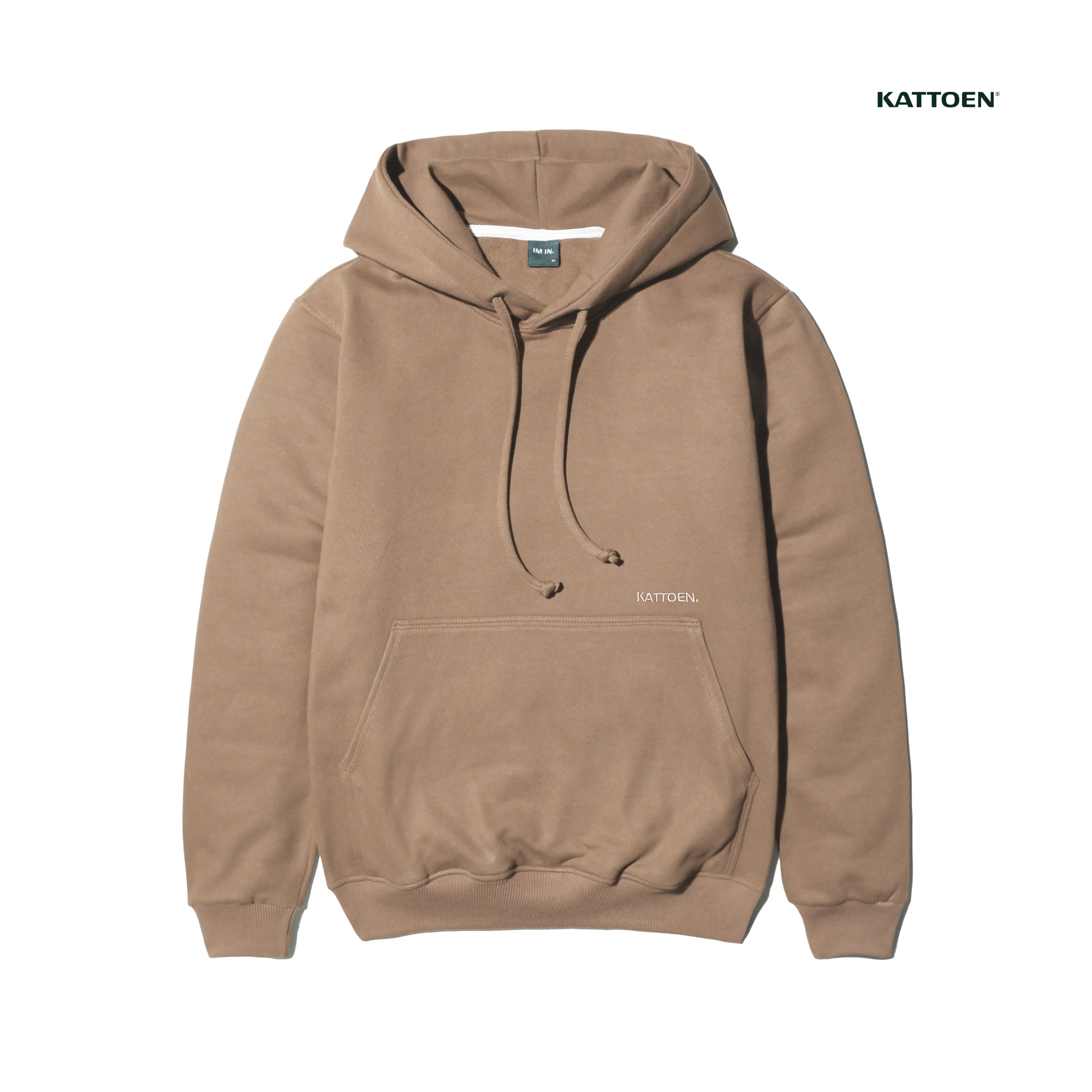 Kattoen - Cloudloom Jacket Jumper Hoodie Polos Tan Cream - Brown Cream Coklat Cream Muda 300 Gsm