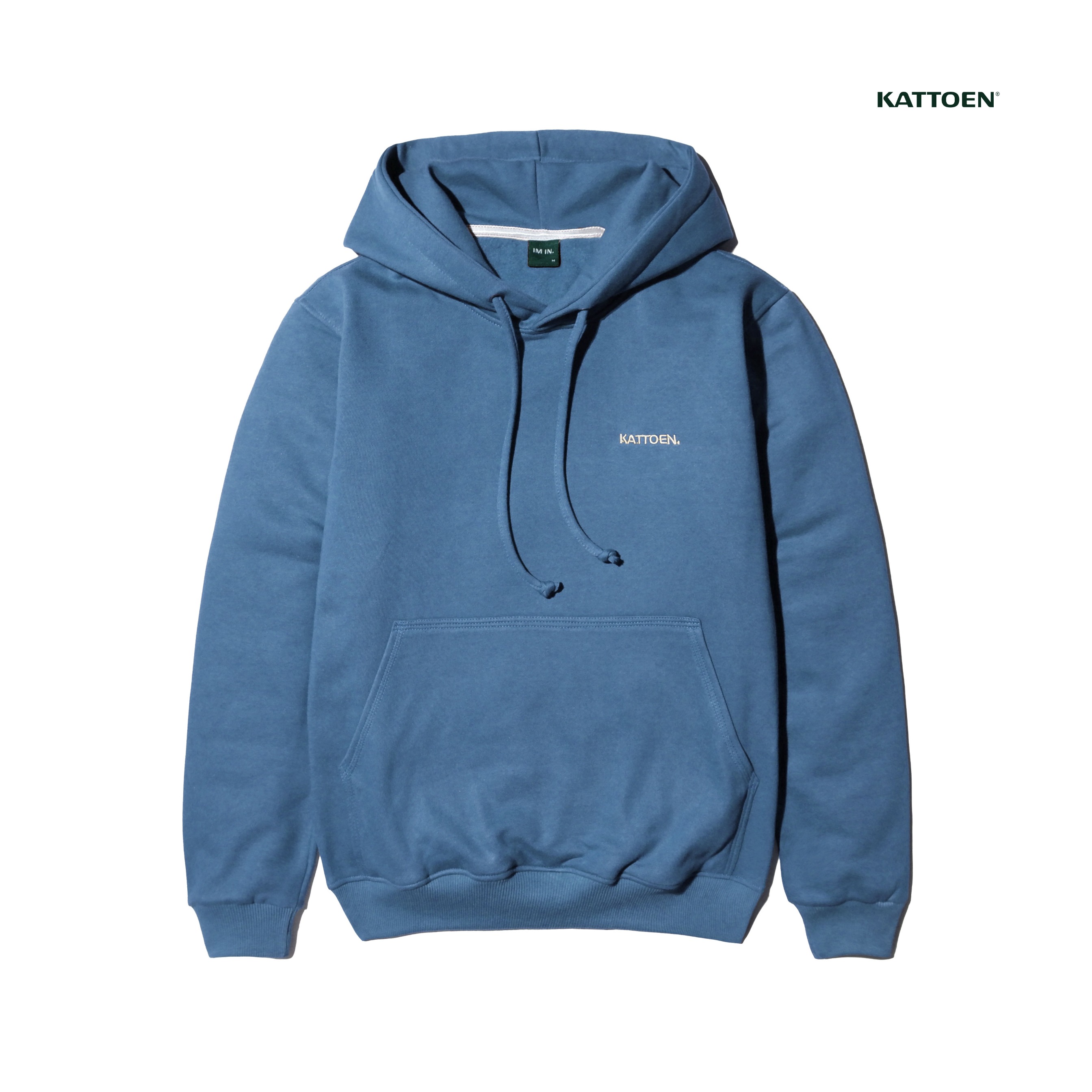 Kattoen - Cloudloom Jacket Jumper Hoodie Polos Aegean Blue - Biru Laut Tua 290 Gsm