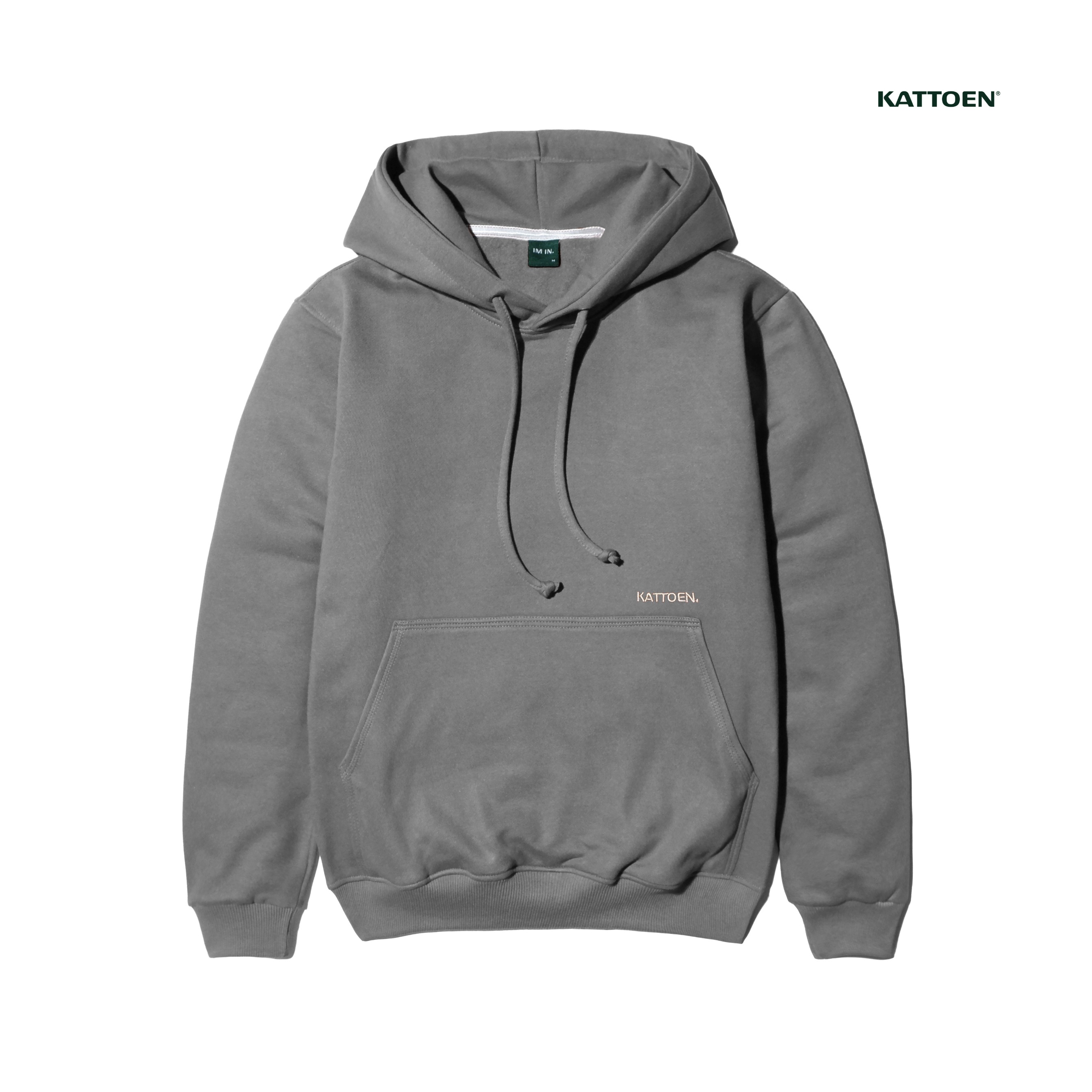 Kattoen - Cloudloom Jacket Jumper Hoodie Polos Silva Grey - Abu-Abu Muda 280 Gsm