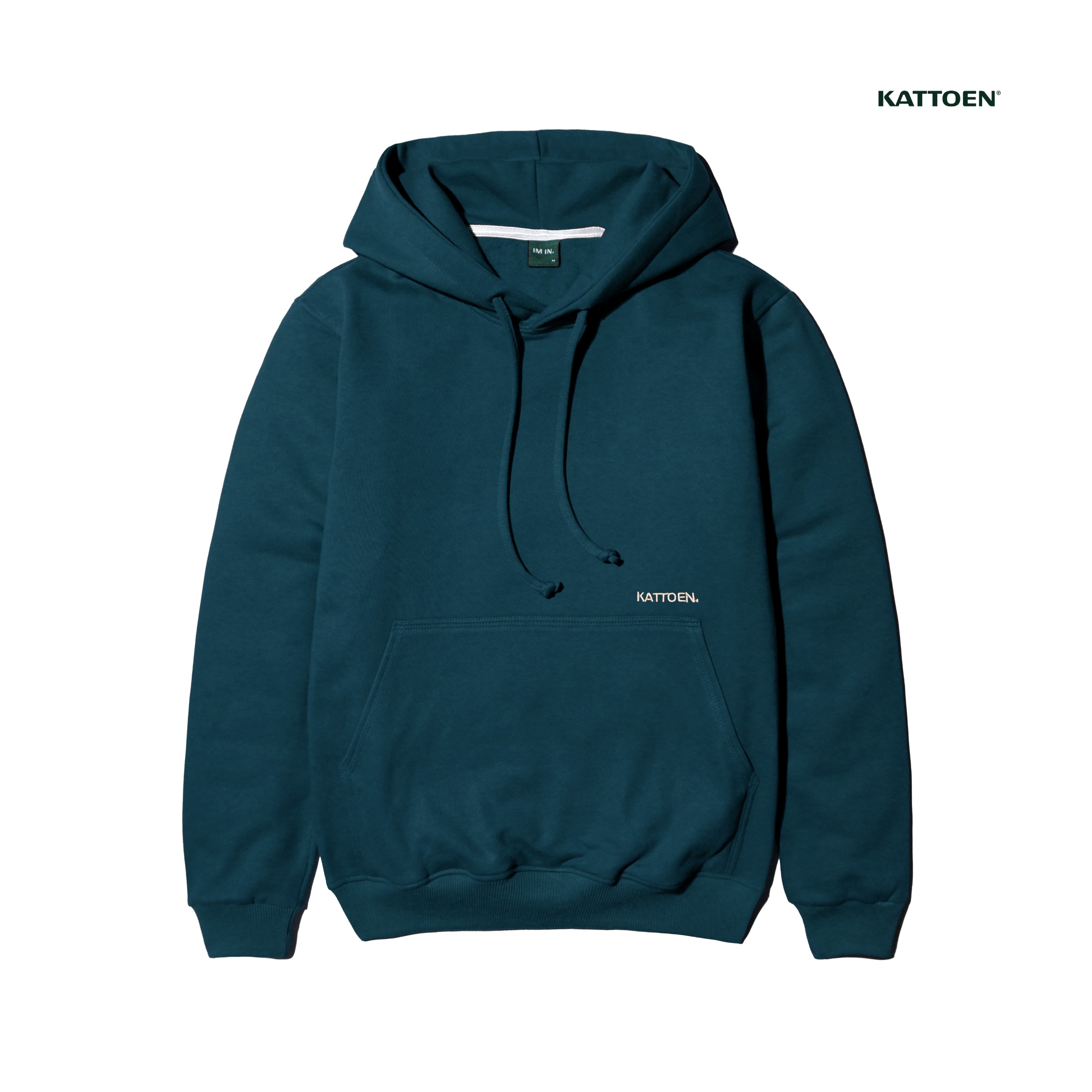 Kattoen - Cloudloom Jaket Jumper Hoodie Polos Brayton Dark Green - Hijau Tua 280 Gsm