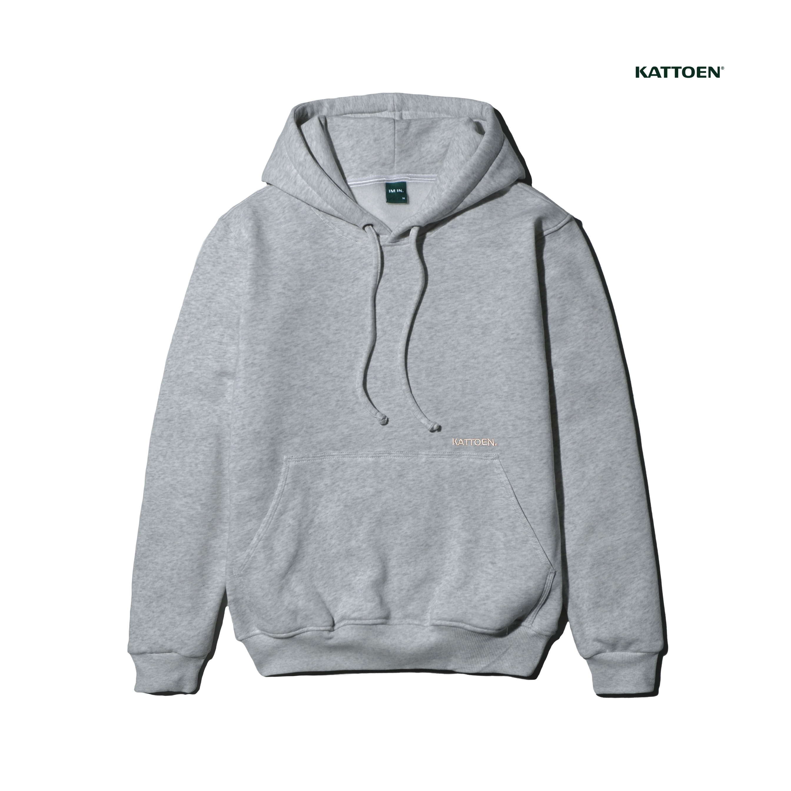 Kattoen - Cloudloom Jaket Jumper Hoodie Polos Grey Misty - Abu-Abu Misty 280 Gsm