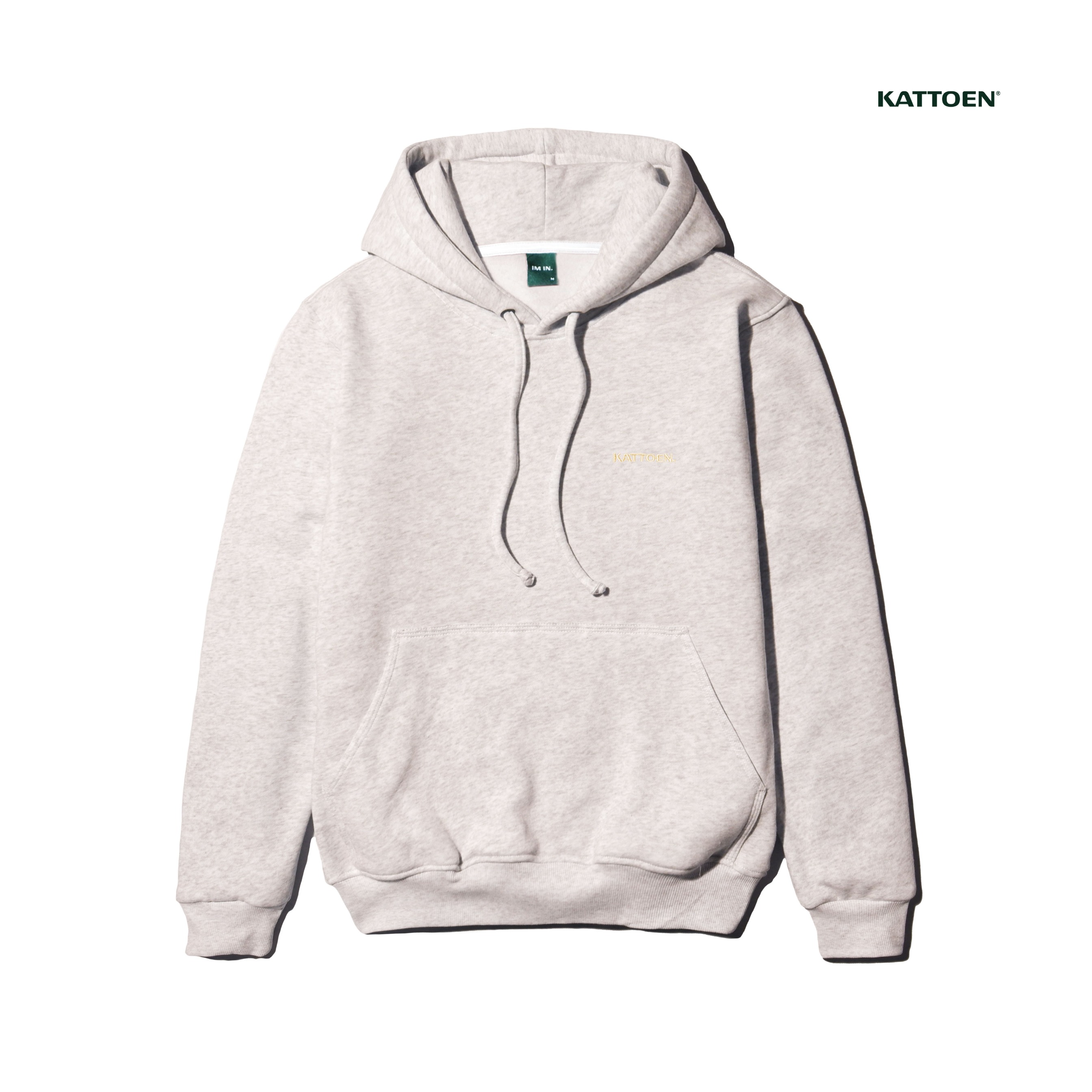 Kattoen - Cloudloom Jaket Jumper Hoodie Polos Lemon Mist - Putih Tulang Misty 280 Gsm
