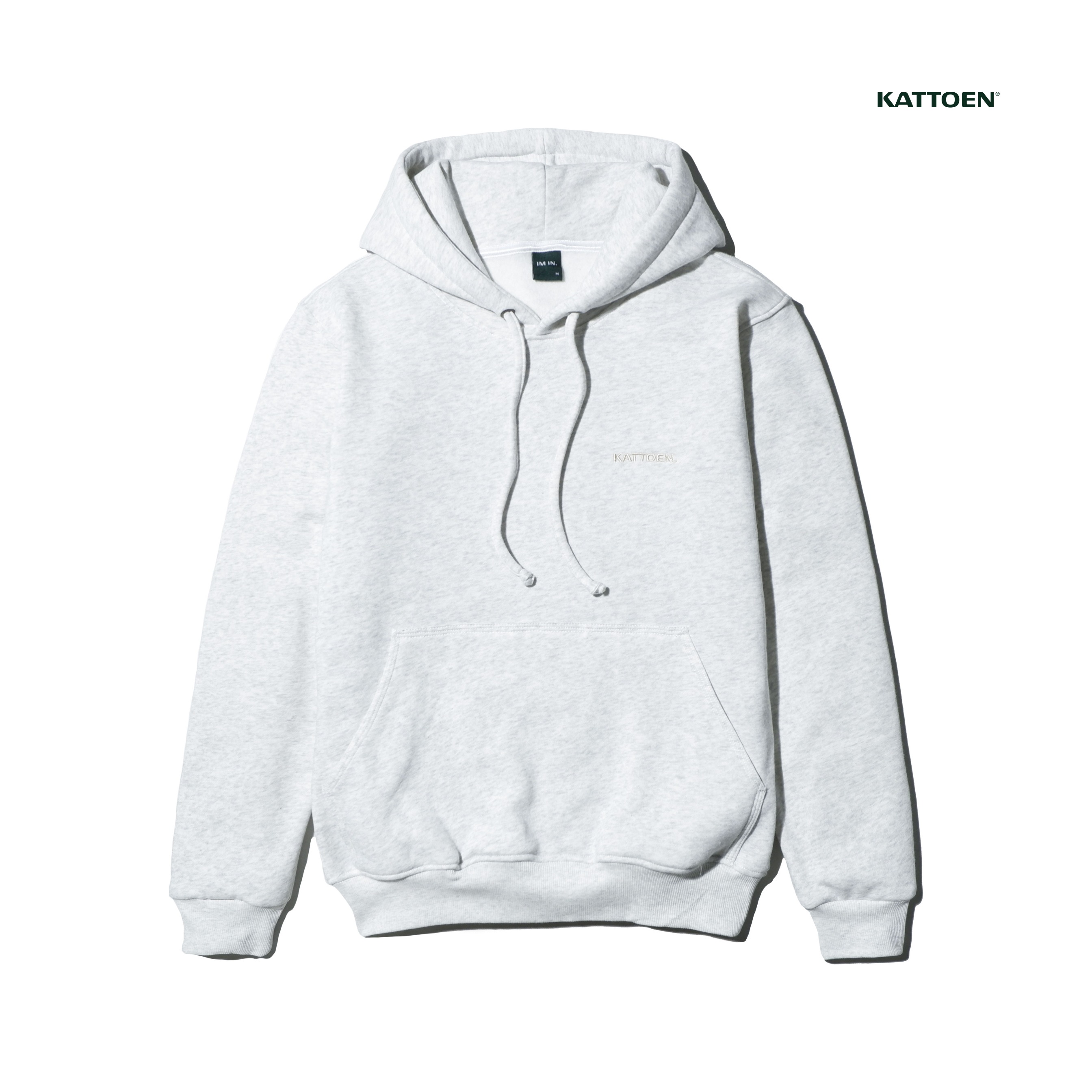 Kattoen - Cloudloom Jacket Jumper Hoodie Polos White Mist - Putih Misty 280 Gsm