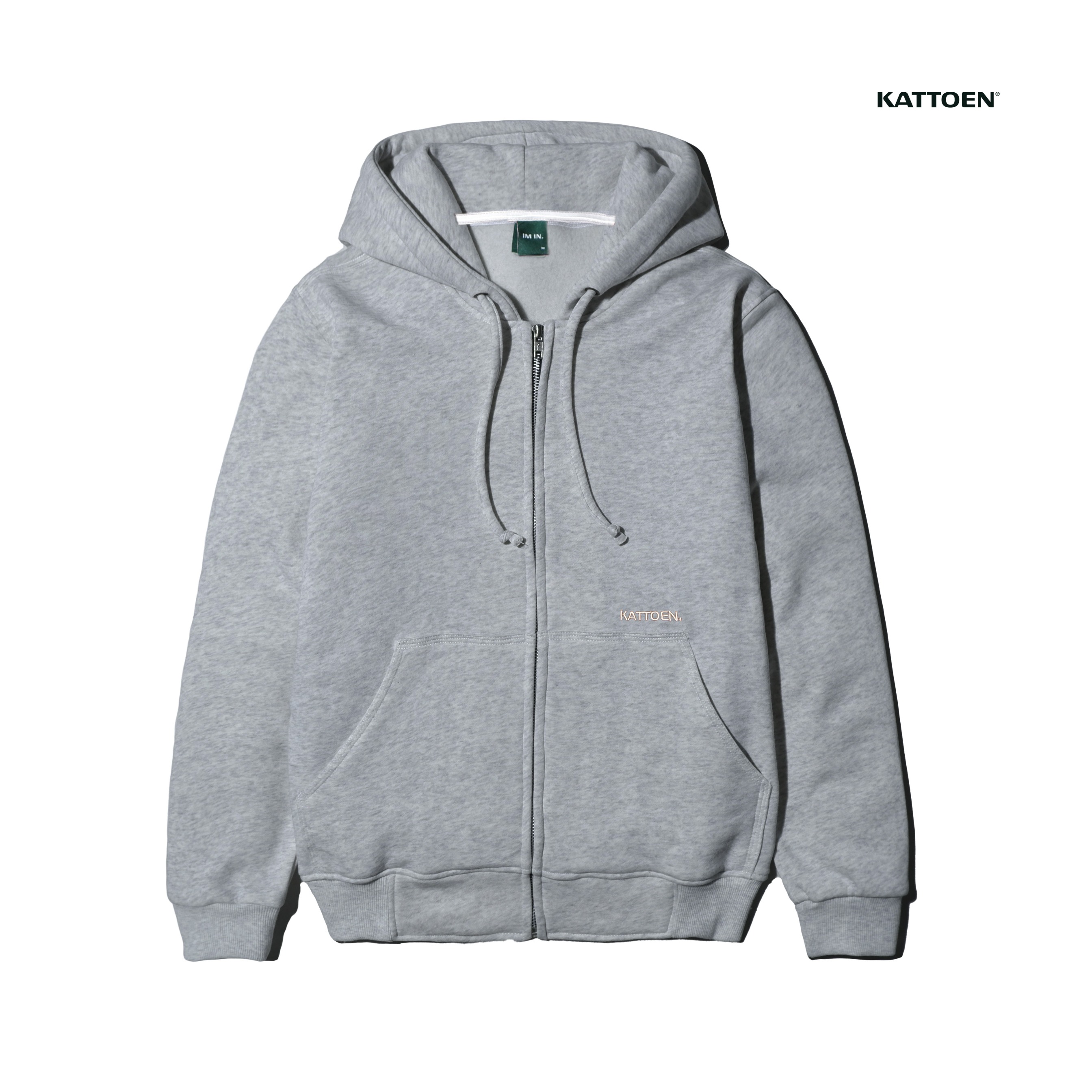 Kattoen - Cloudloom Jaket Jumper Hoodie Polos Grey Misty - Abu-Abu Misty 280 Gsm
