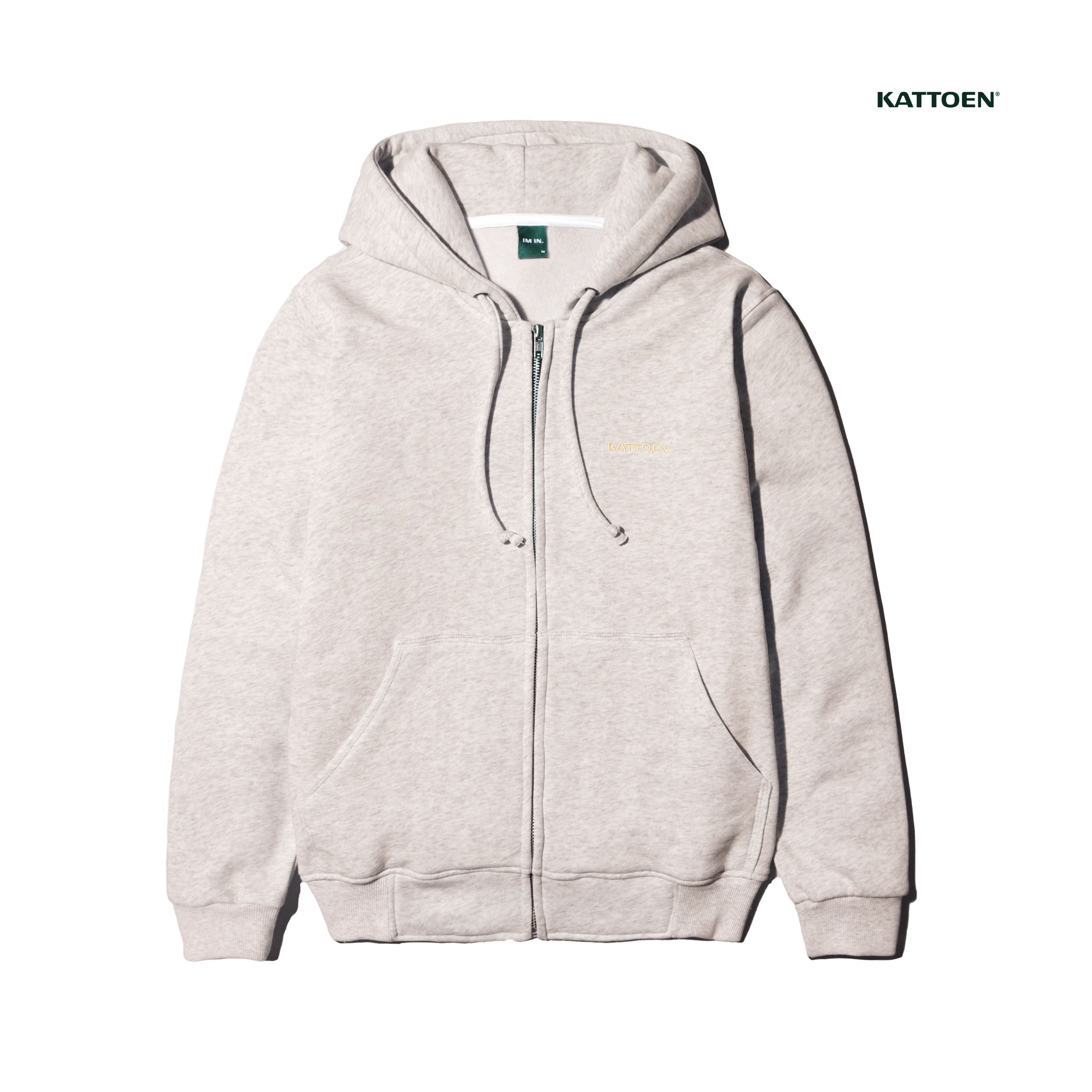 Kattoen - Cloudloom Jaket Jumper Hoodie Polos Lemon Mist - Putih Tulang Misty 280 Gsm