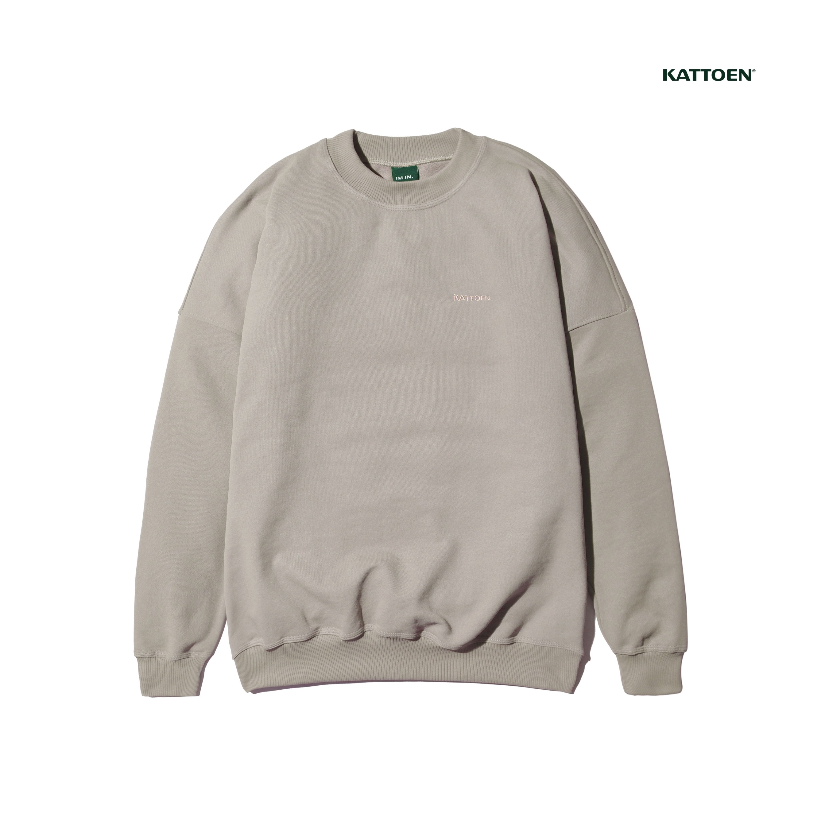 Kattoen - Cloudloom Crewneck Sweater Peanut Brown - Coklat Muda 280 Gsm