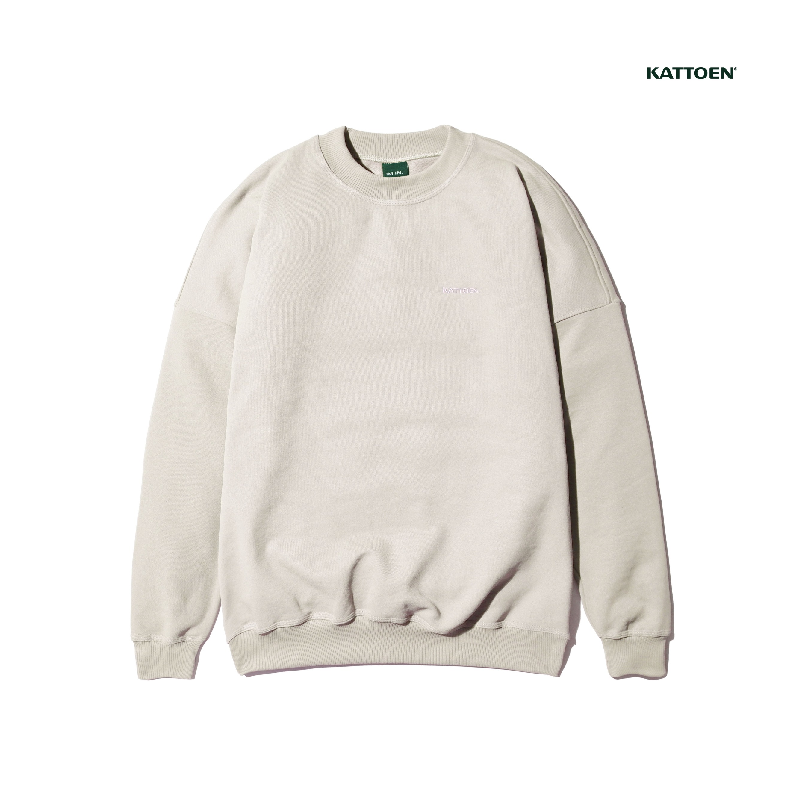 Kattoen - Cloudloom Crewneck Sweater Bone White - Putih Tulang 280 Gsm