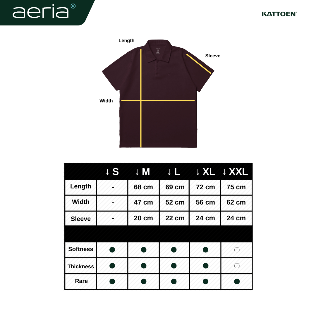 Kattoen - Polo Shirt Aeria Series 290 gsm