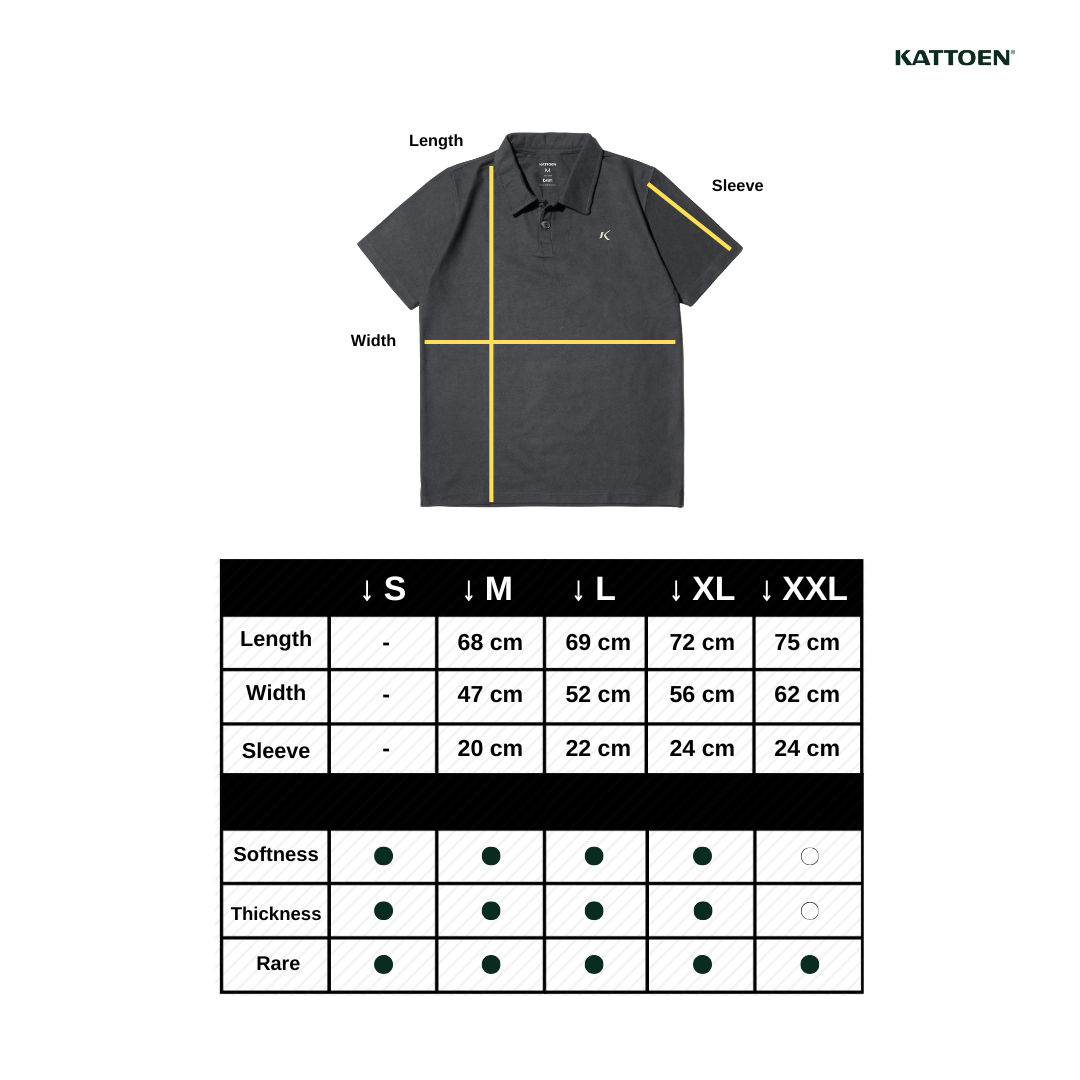 Kattoen - Kaos Polos Polo Shirt Bordir New Logo