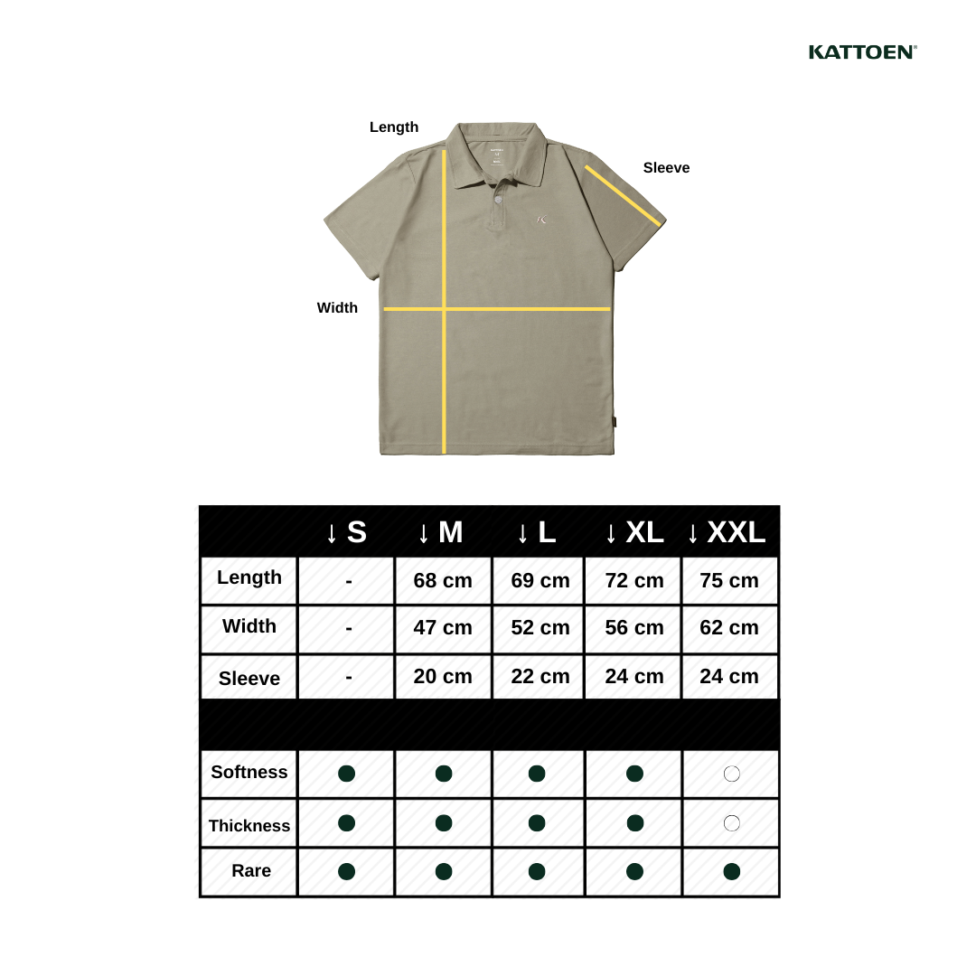 Kattoen - Kaos Polo II Shirt Polos Bordir New Logo