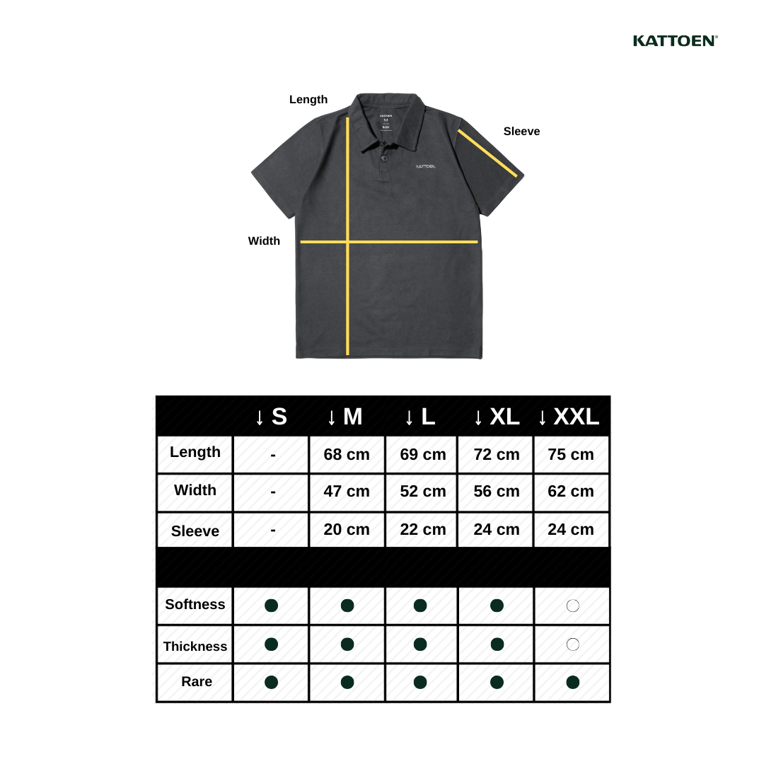Kattoen - Kaos Polos Polo Shirt Bordir Kattoen