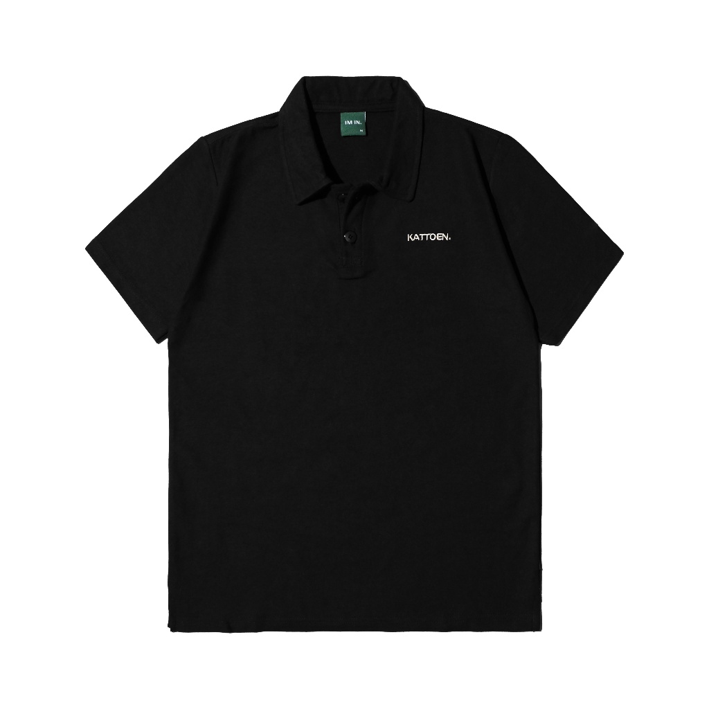 Kattoen - Kaos Polos Polo Shirt Bordir Kattoen