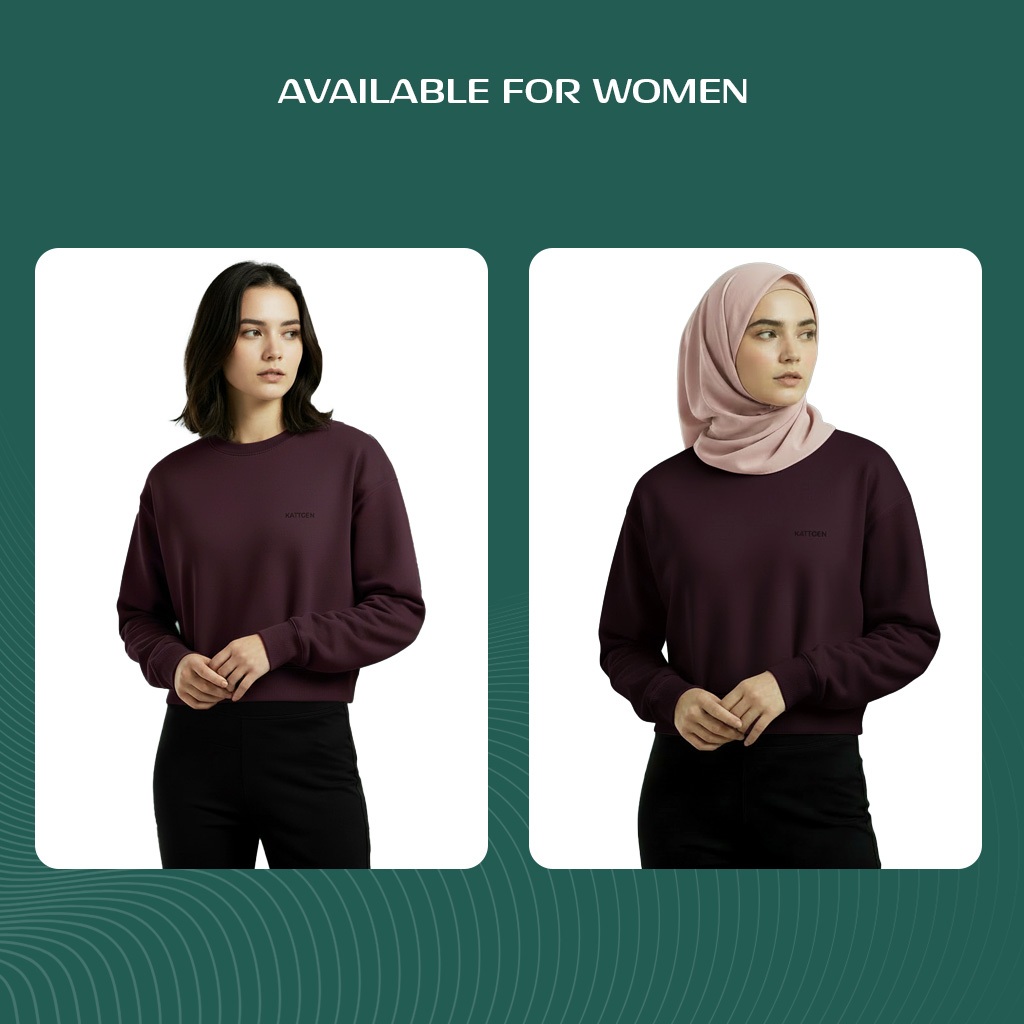 CREWNECK OVERSIZE CROP