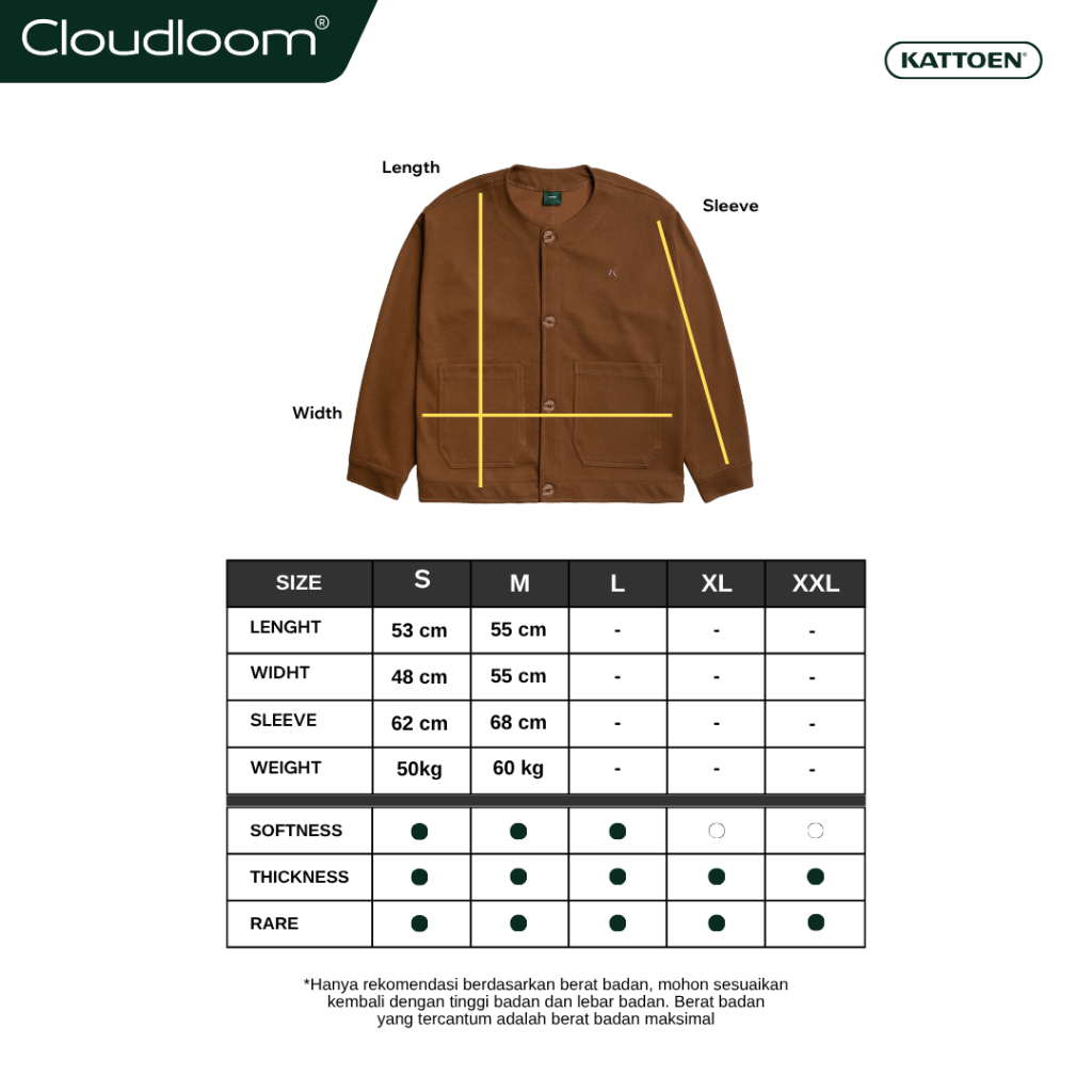 Jacket Queensya Twill Oversize 360gsm