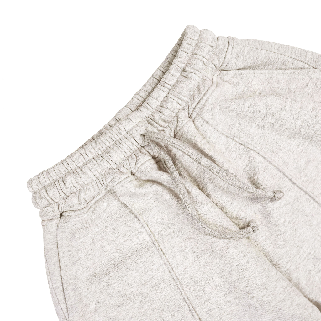 Kattoen - Cloudloom Fleece Baggy Pants Celana Panjang Loose Oatmilk Misty 280 Gsm