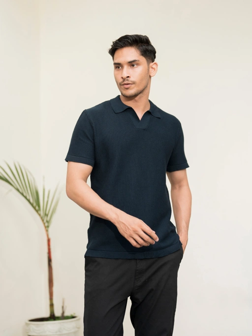 Tweltree Brusel Polo Shirt Dark Navy Blue